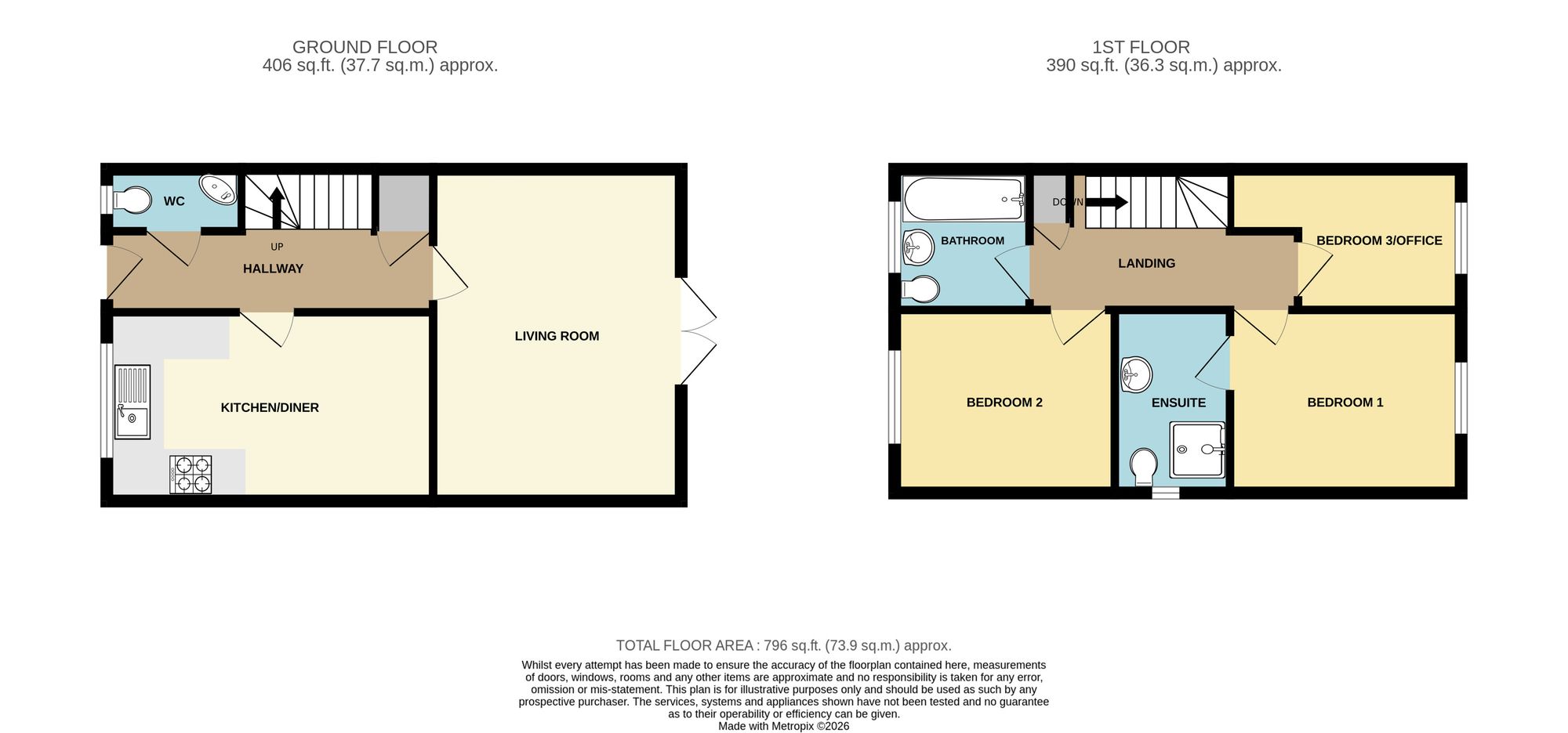 1 Beckside Way, Scarborough floorplan