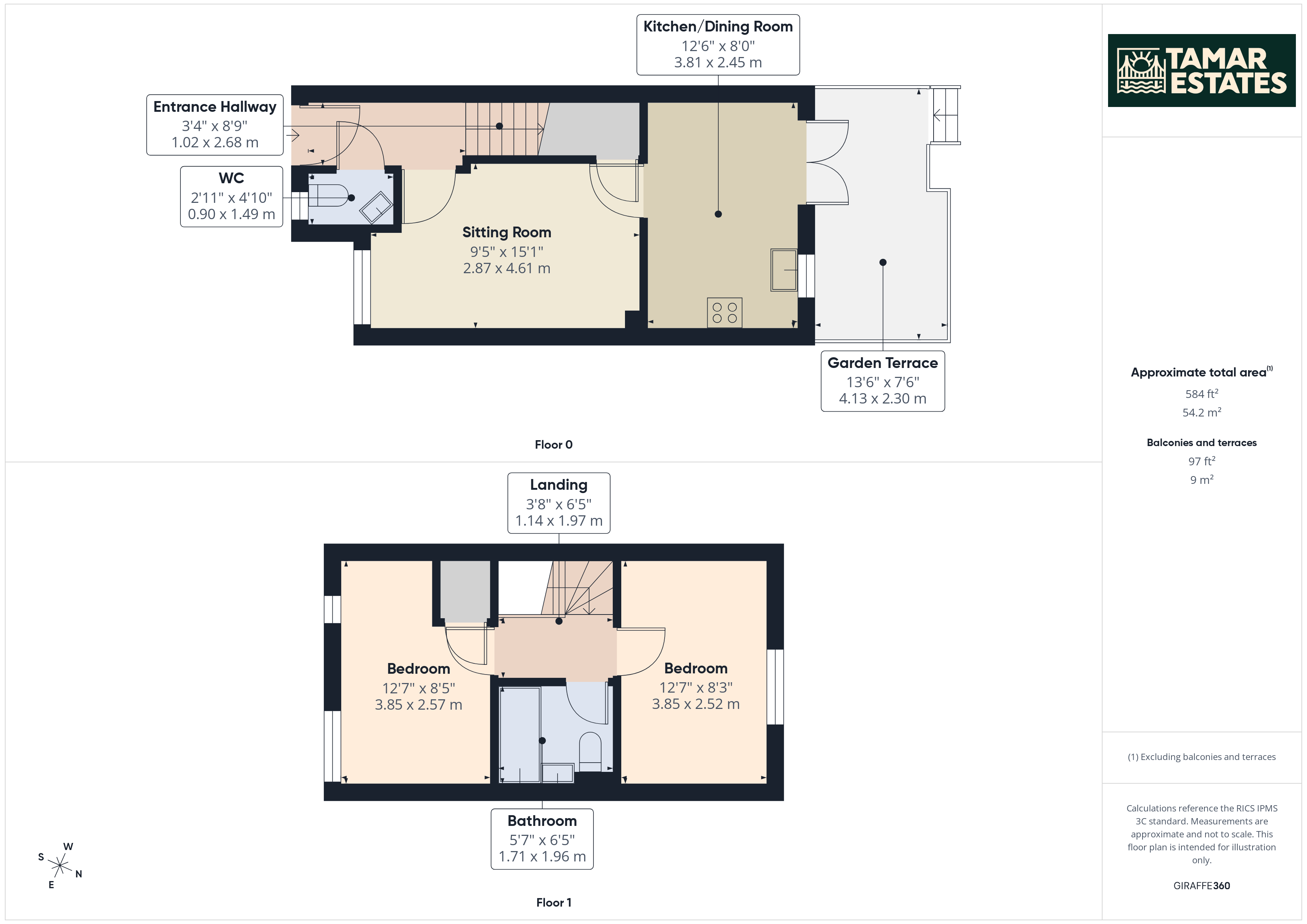 3, Clover Drive, Cornwall floorplan