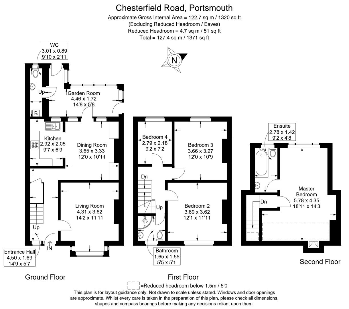 81, Chesterfield Road, Portsmouth floorplan