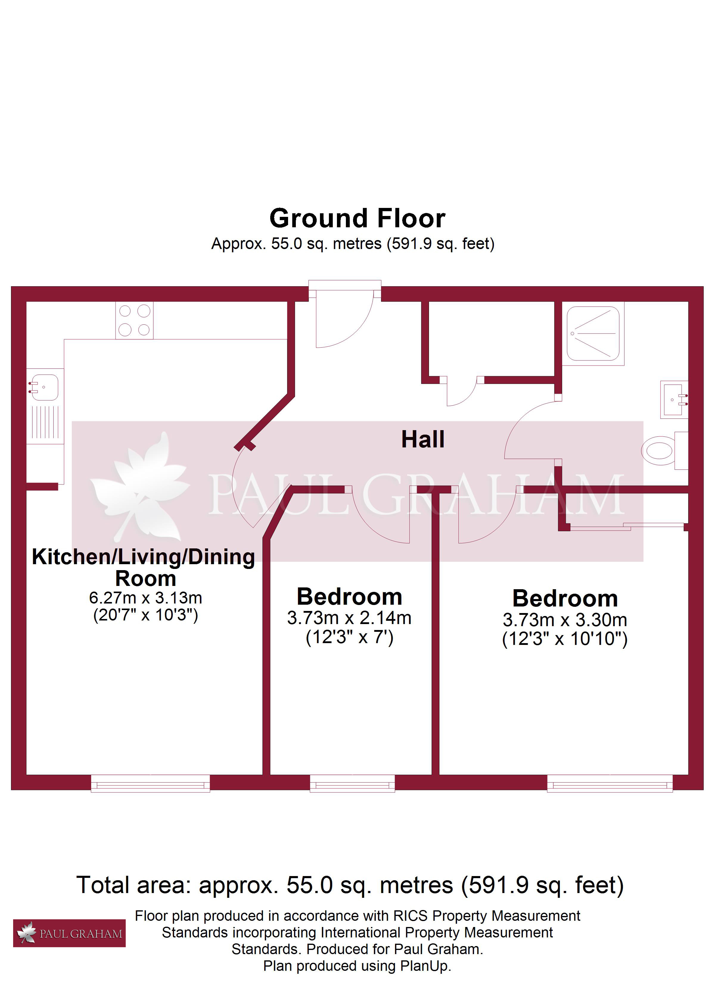 Flat 5 Moorlands, 17, Beddington Gardens, Wallington floorplan