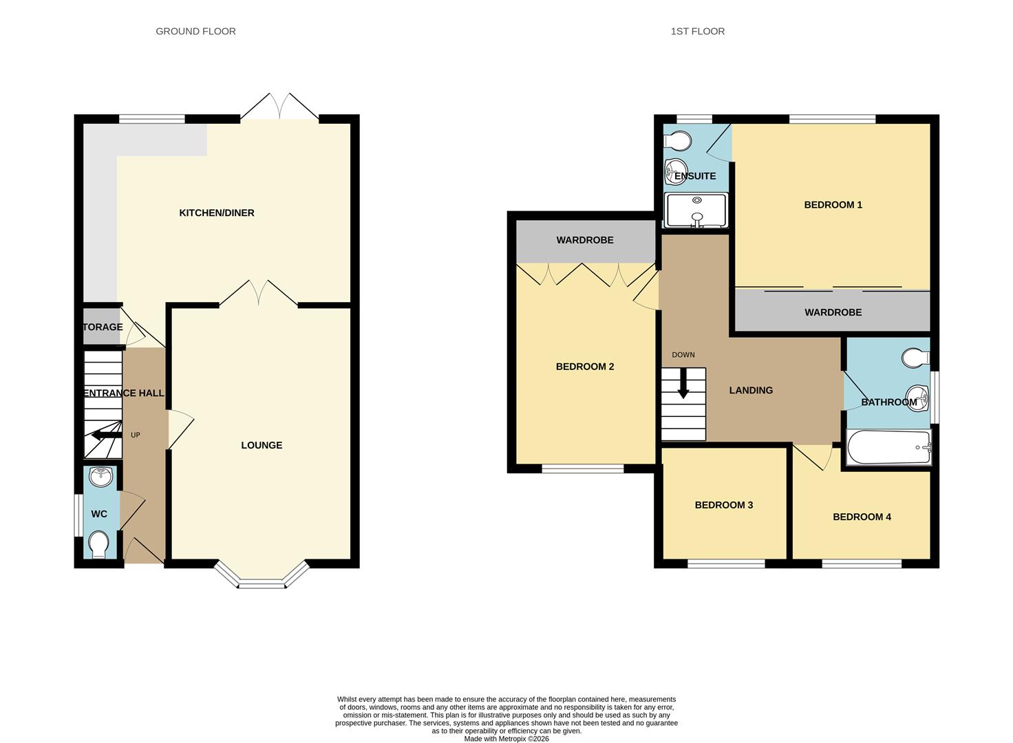 18, Murray Way, Wickford floorplan