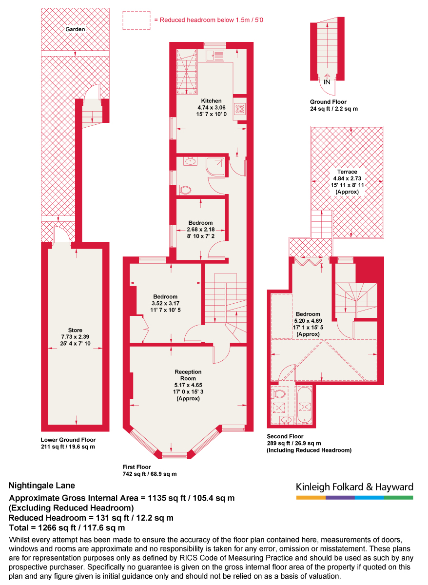 Nightingale Lane, London floorplan