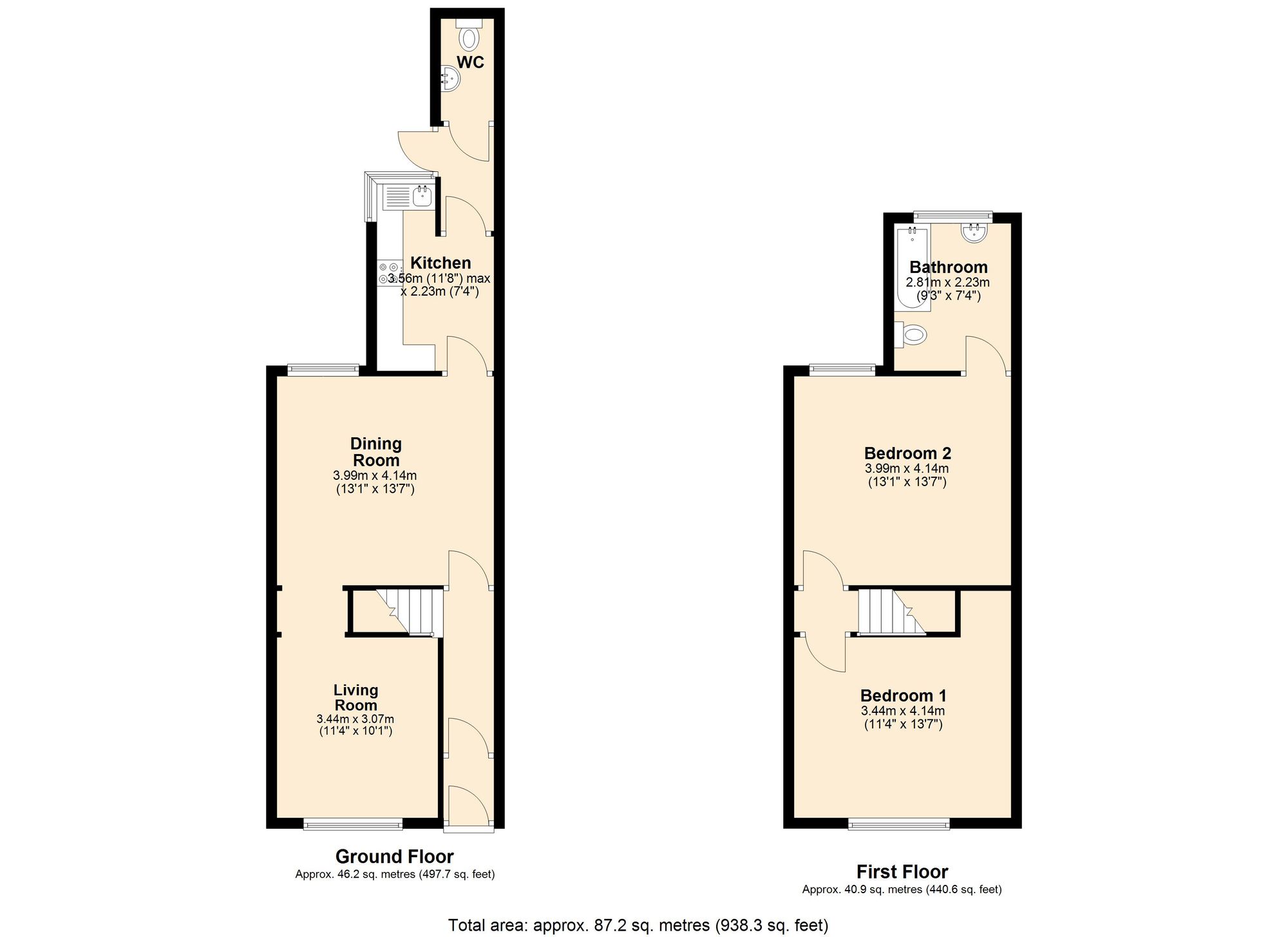 7 Whinfield Street, Accrington floorplan