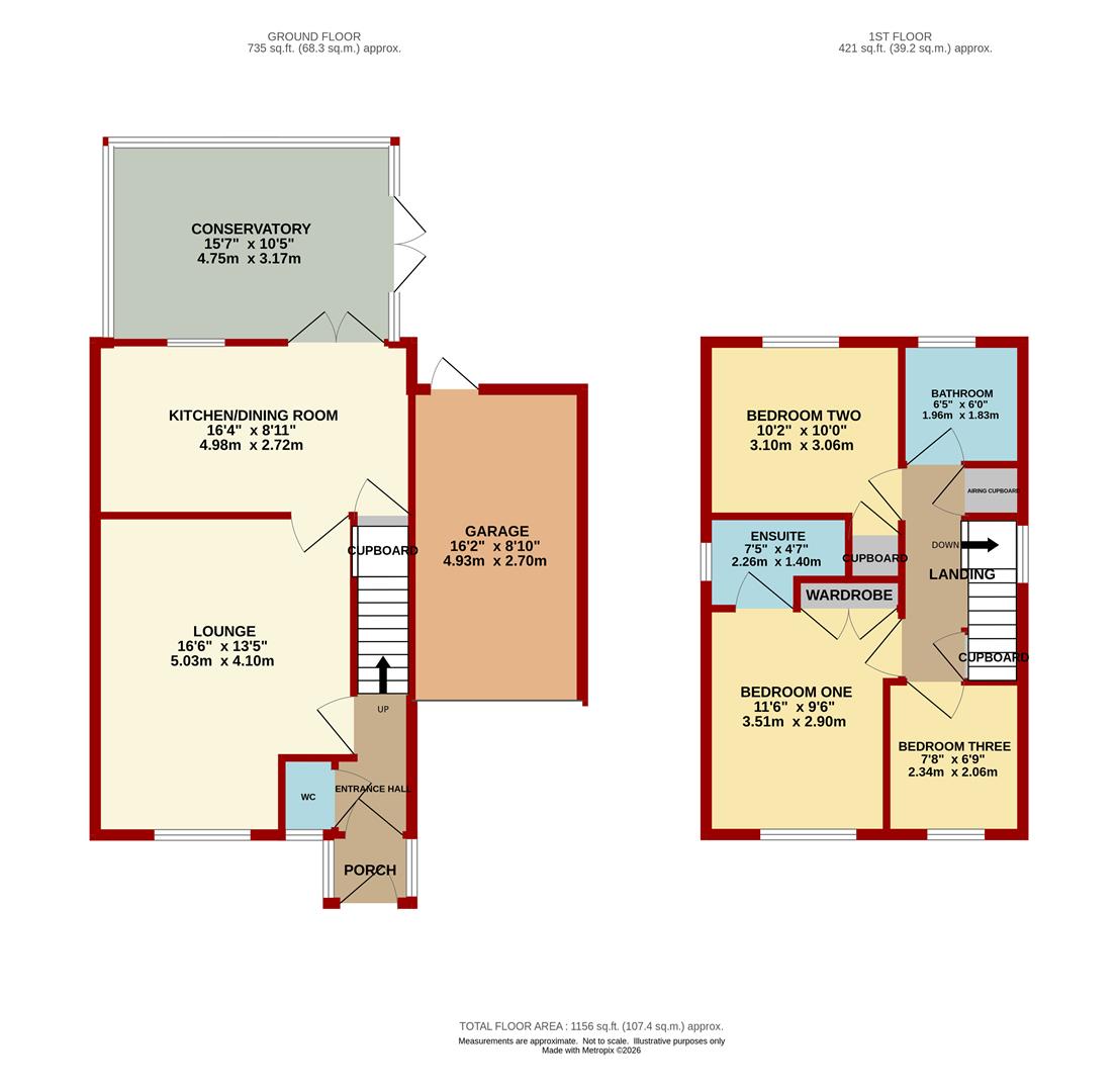 7, Tiberius Avenue, Lydney floorplan