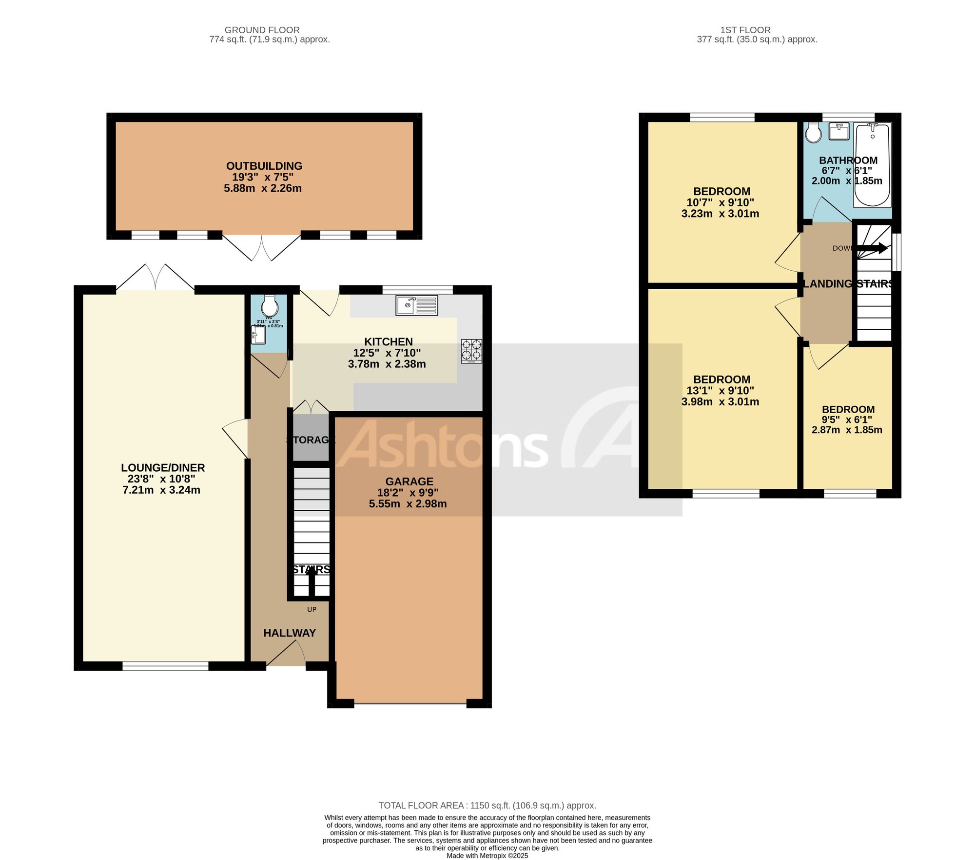 1 Dunscar Close, Warrington floorplan