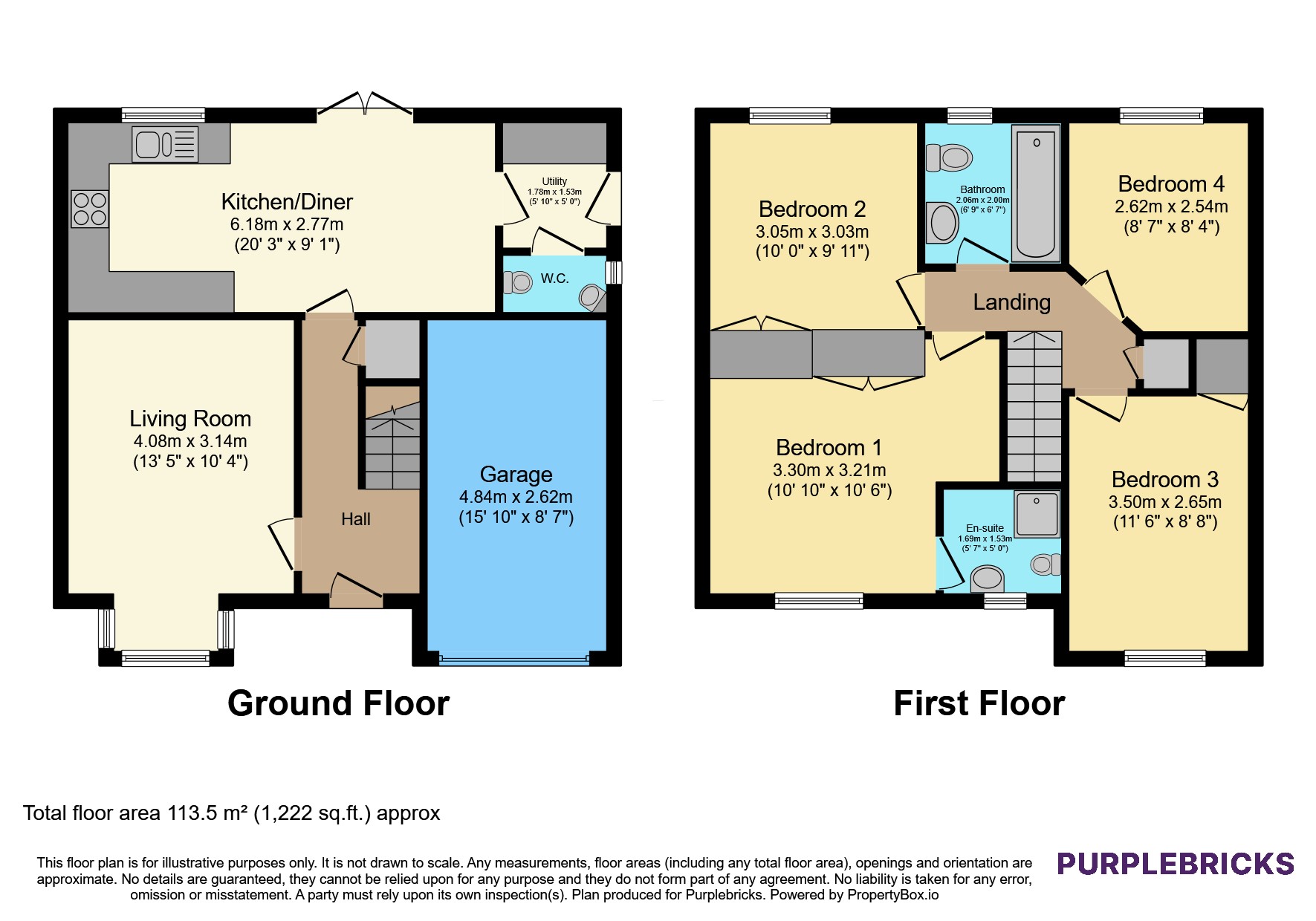 61, St. Kevins Drive, Liverpool floorplan