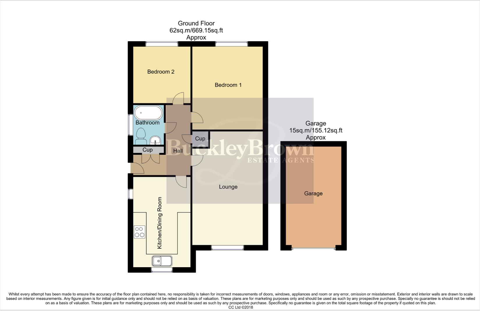 3, Waterdown Close, Mansfield floorplan