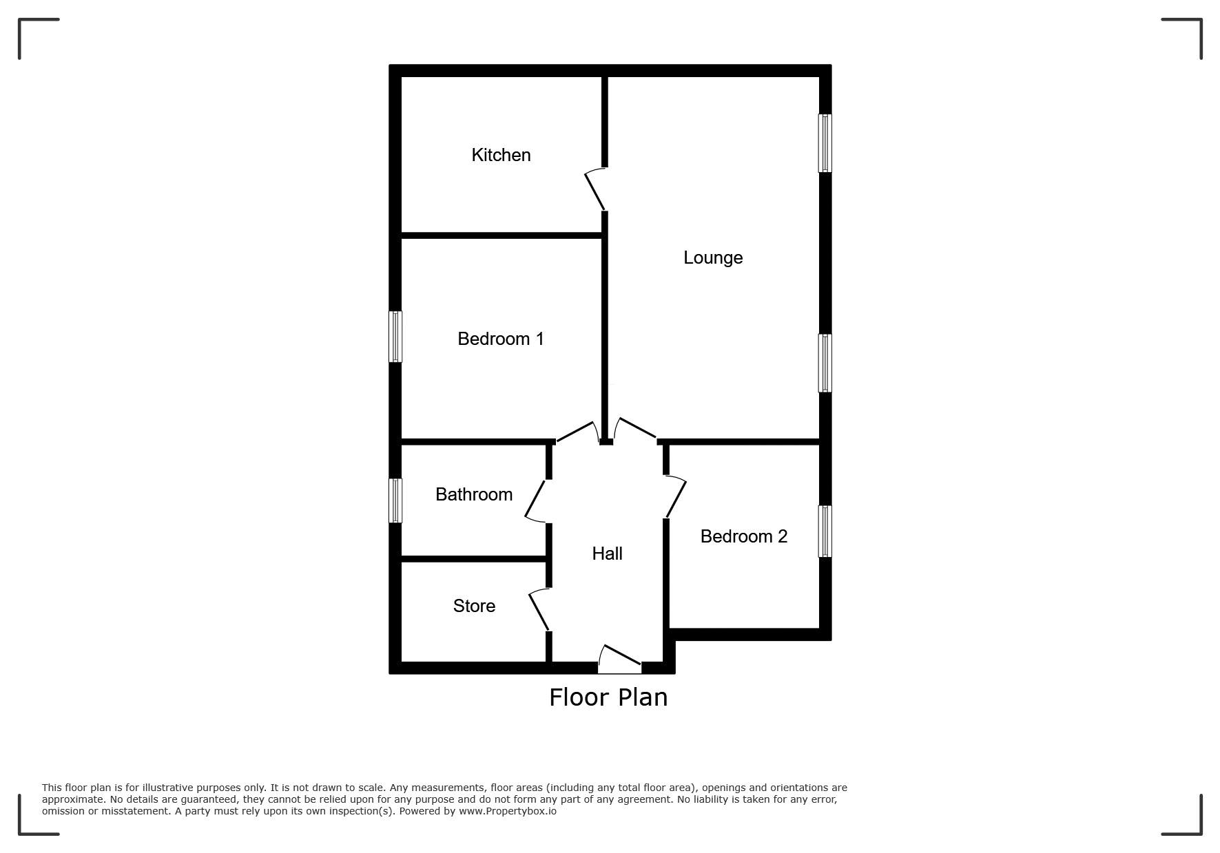 11 Hillside House, 4 Hill Side, Bolton floorplan