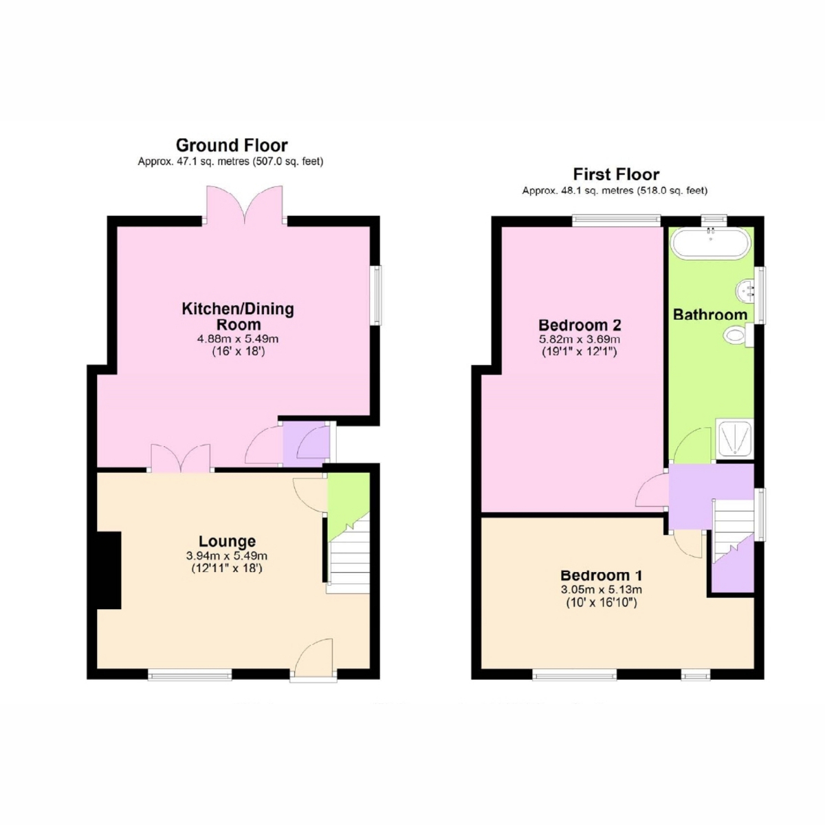 28, Miriam Street, Manchester floorplan