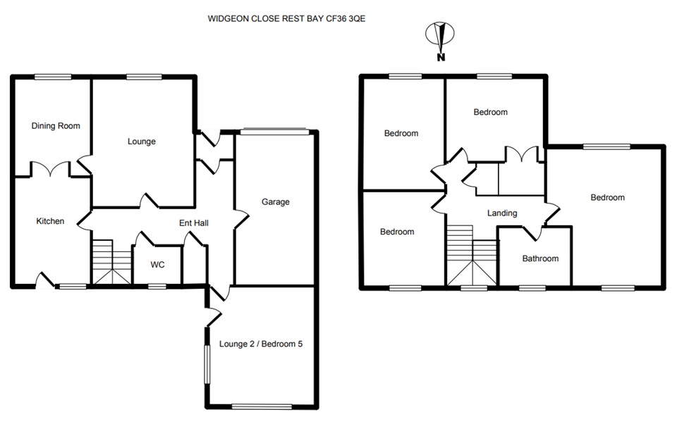 4 Bedrooms Detached house for sale in Widgeon Close, Rest Bay, Porthcawl CF36