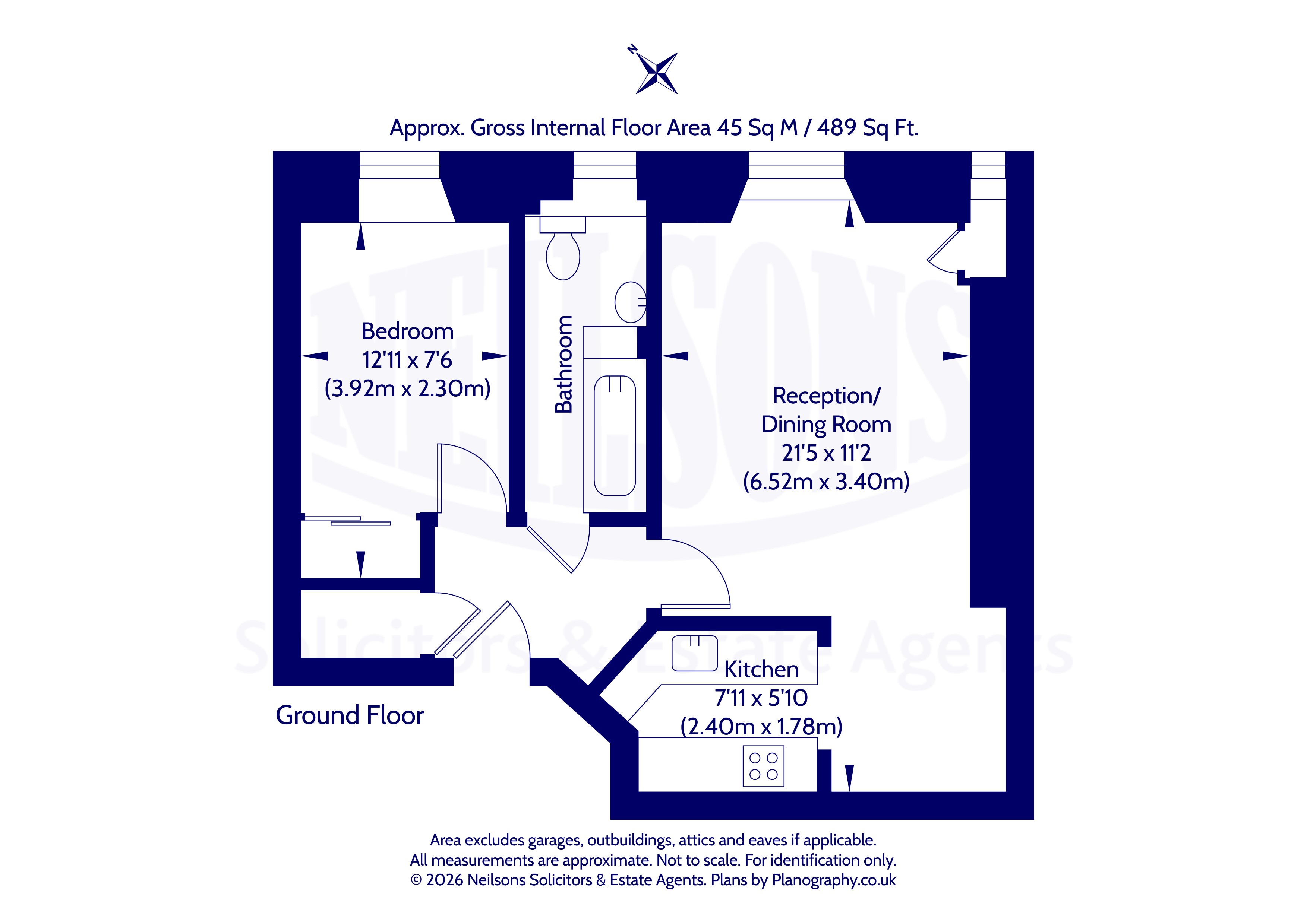 6/3 Hermand Street, Edinburgh, EH11 1QT floorplan