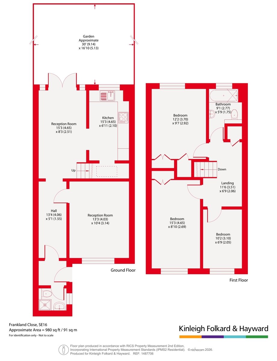 41, Frankland Close, London floorplan