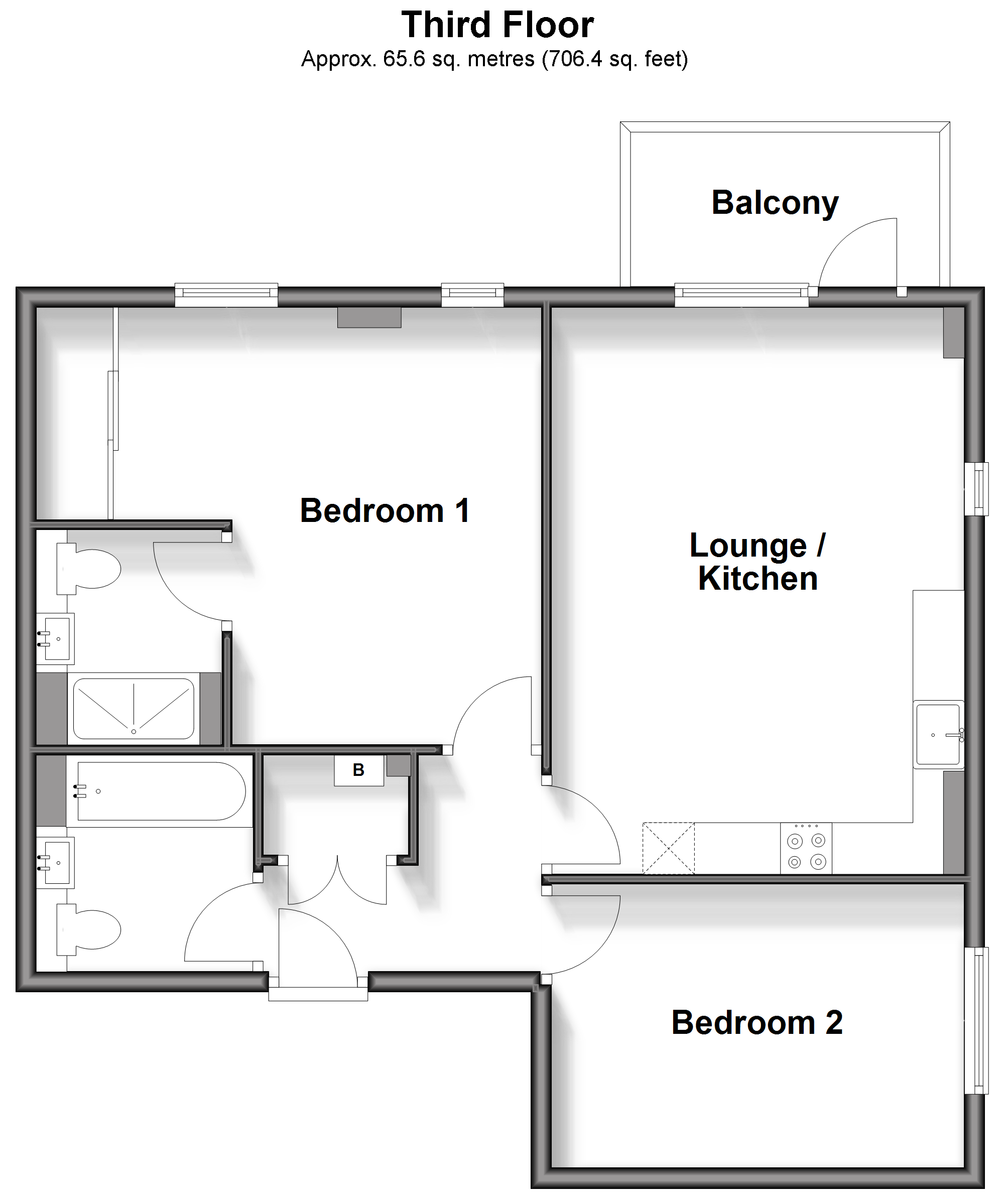 24, Admiralty Court, Ocean Drive, Gillingham floorplan