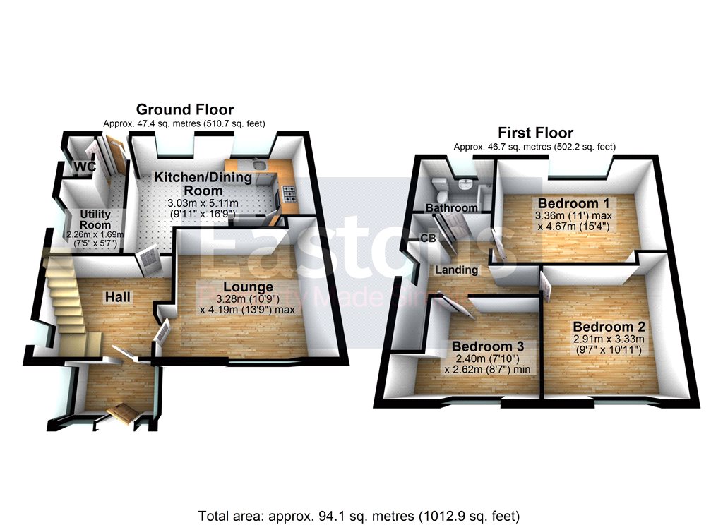 3 Bedrooms Terraced house for sale in Waterfield Green, Tadworth KT20