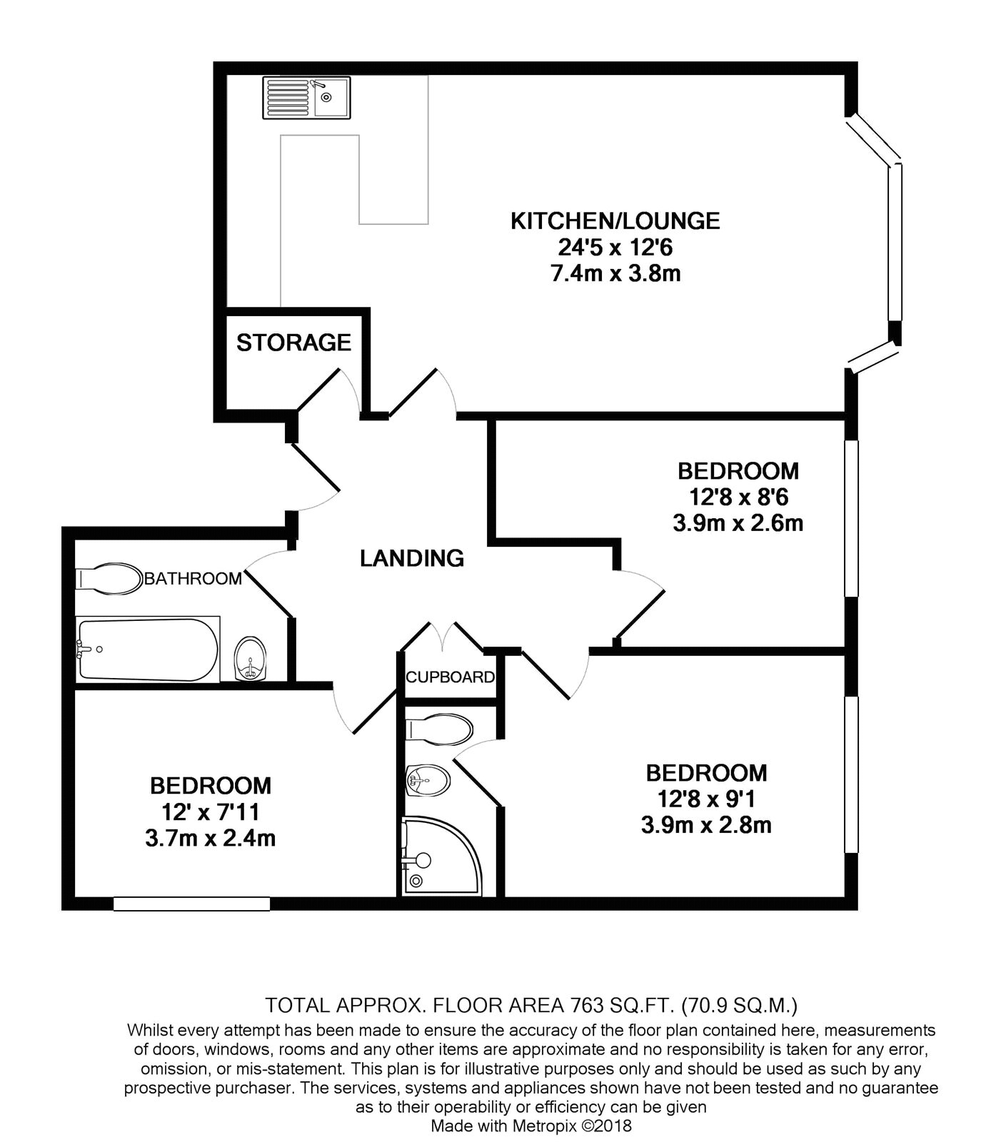 2 Bedrooms Flat to rent in South Park Hill Road, South Croydon CR2