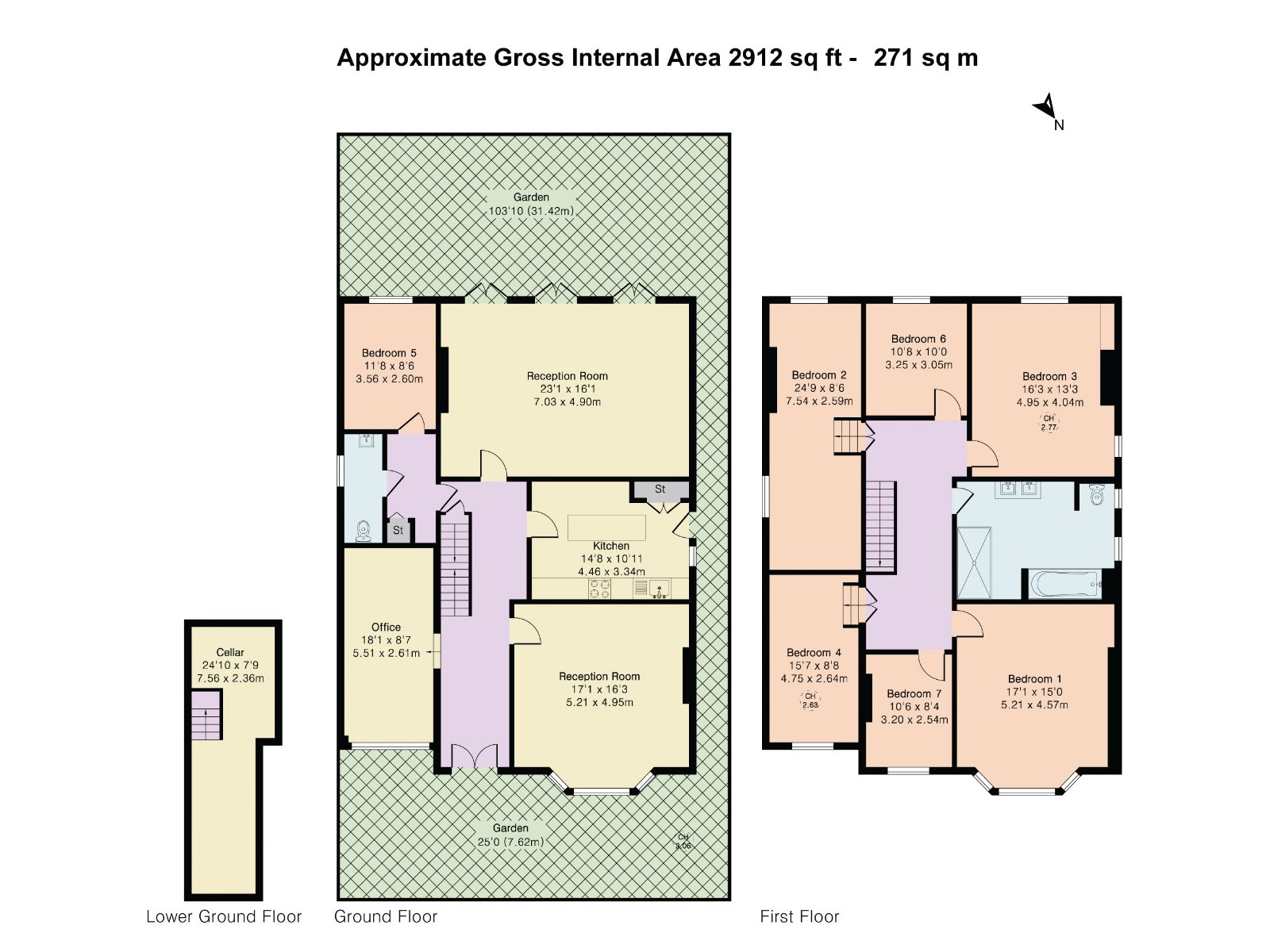 44, Rosemont Road, London floorplan