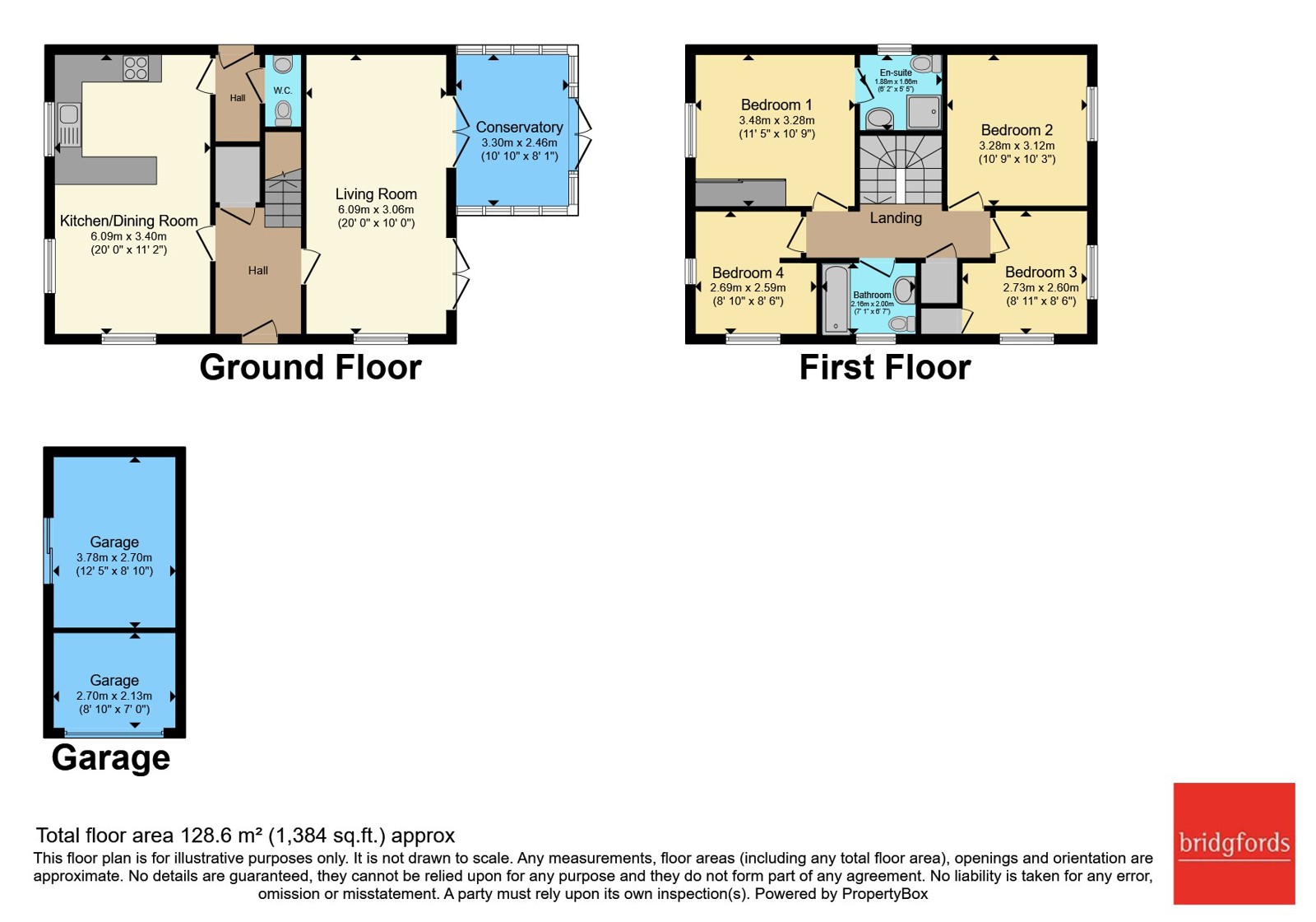 1, Colclough Close, West Yorkshire floorplan