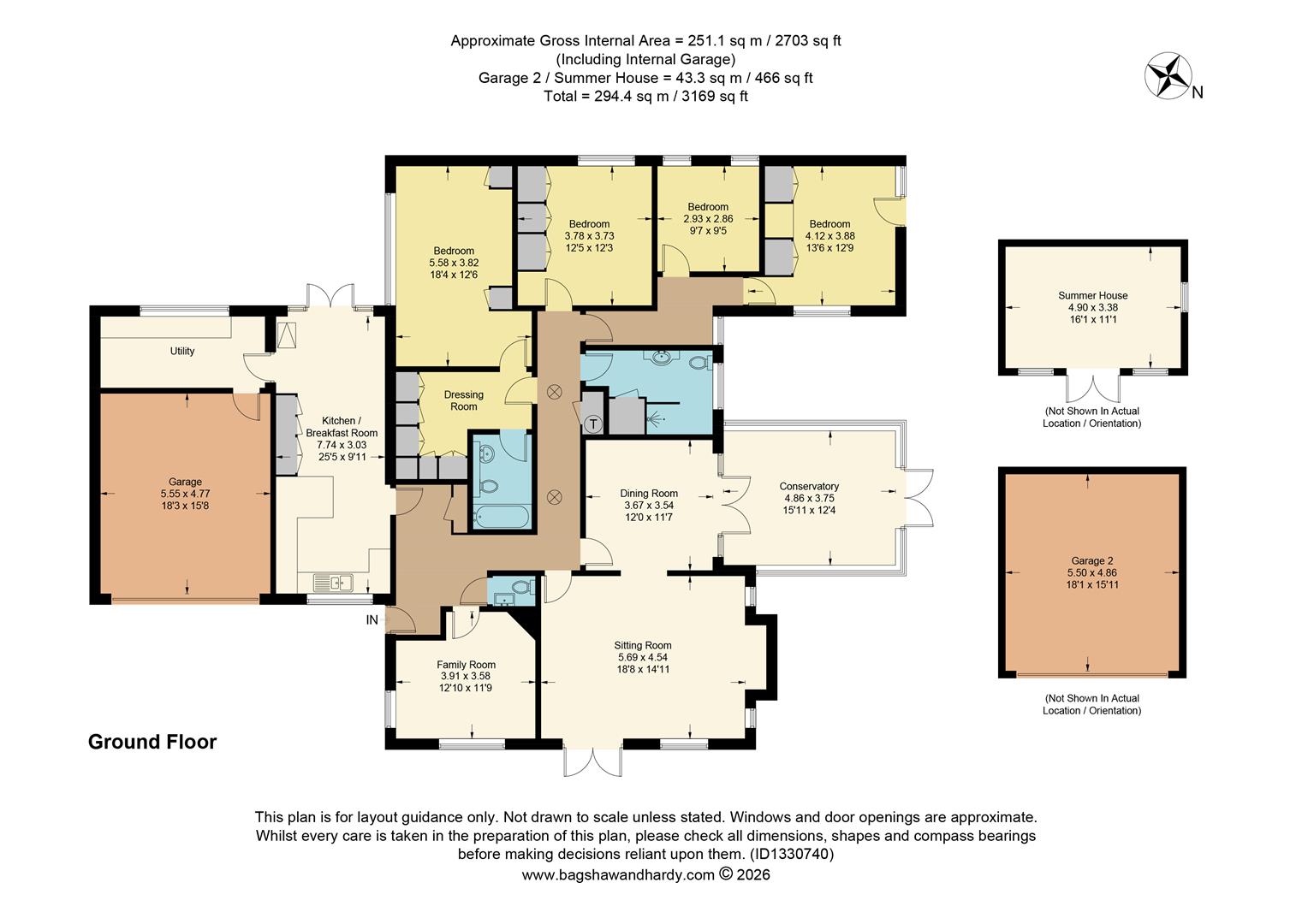 Linden, Rockfield Road, Oxted floorplan