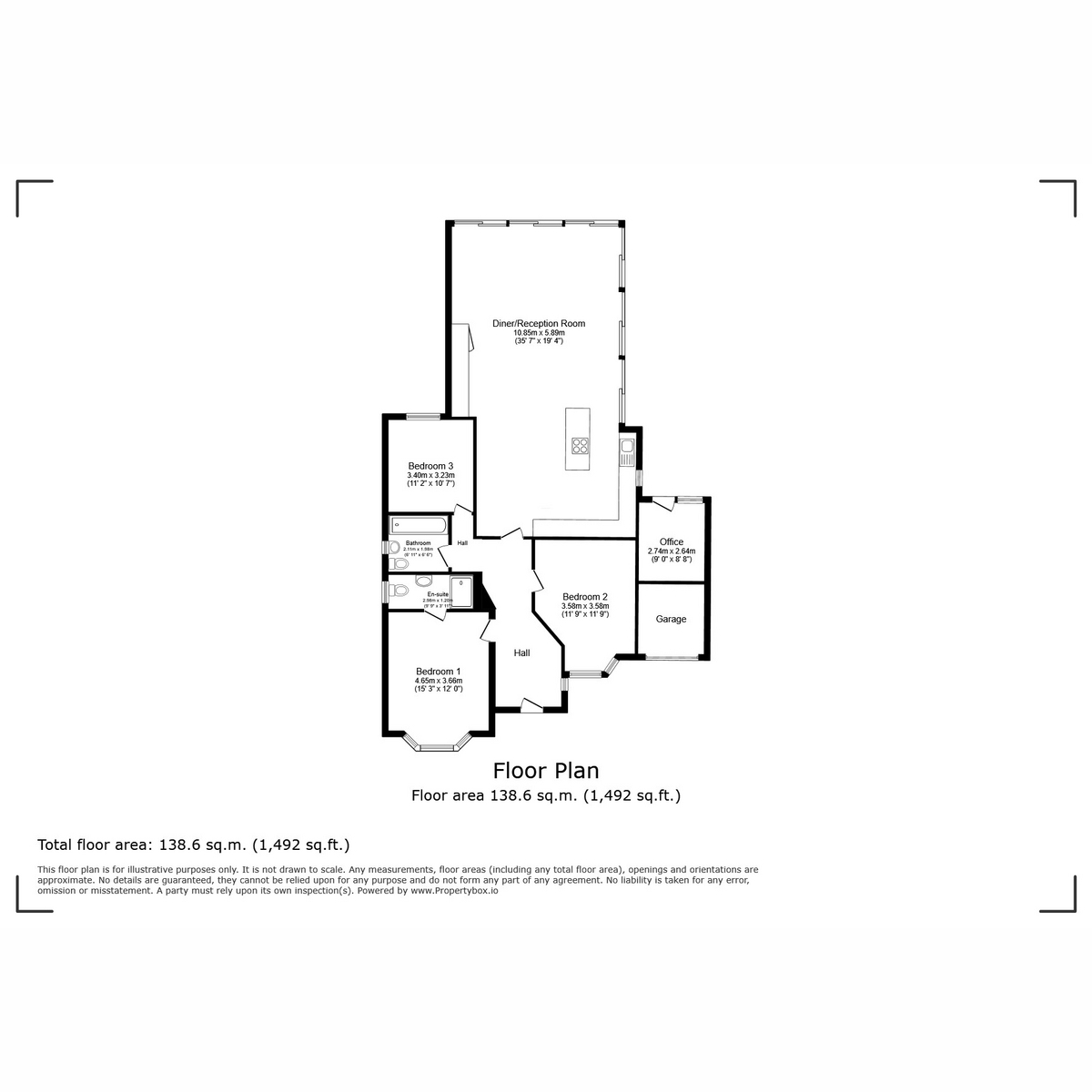 33, Dalmeny Avenue, Margate floorplan
