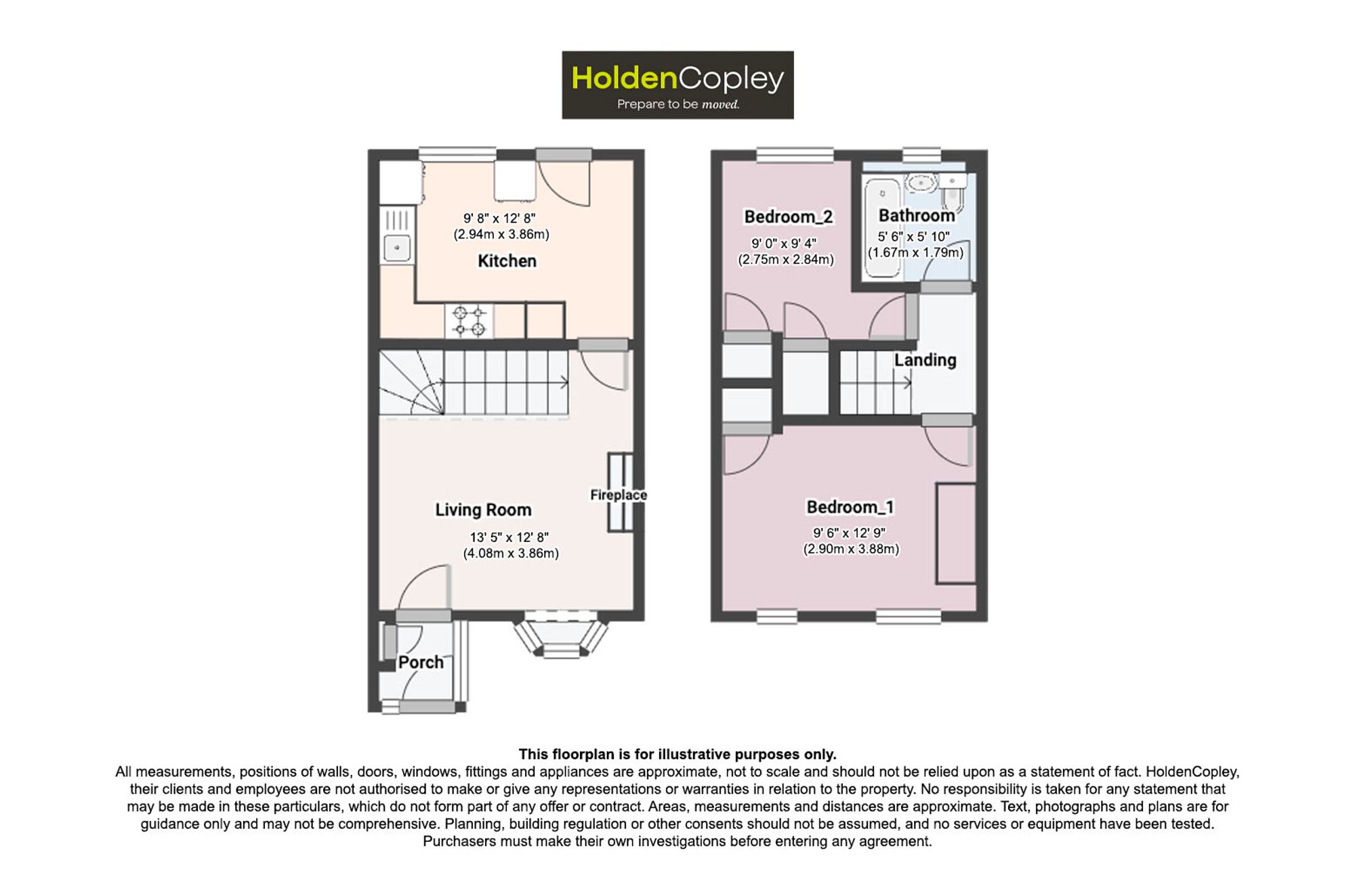 18 Quantock Close, Nottingham floorplan