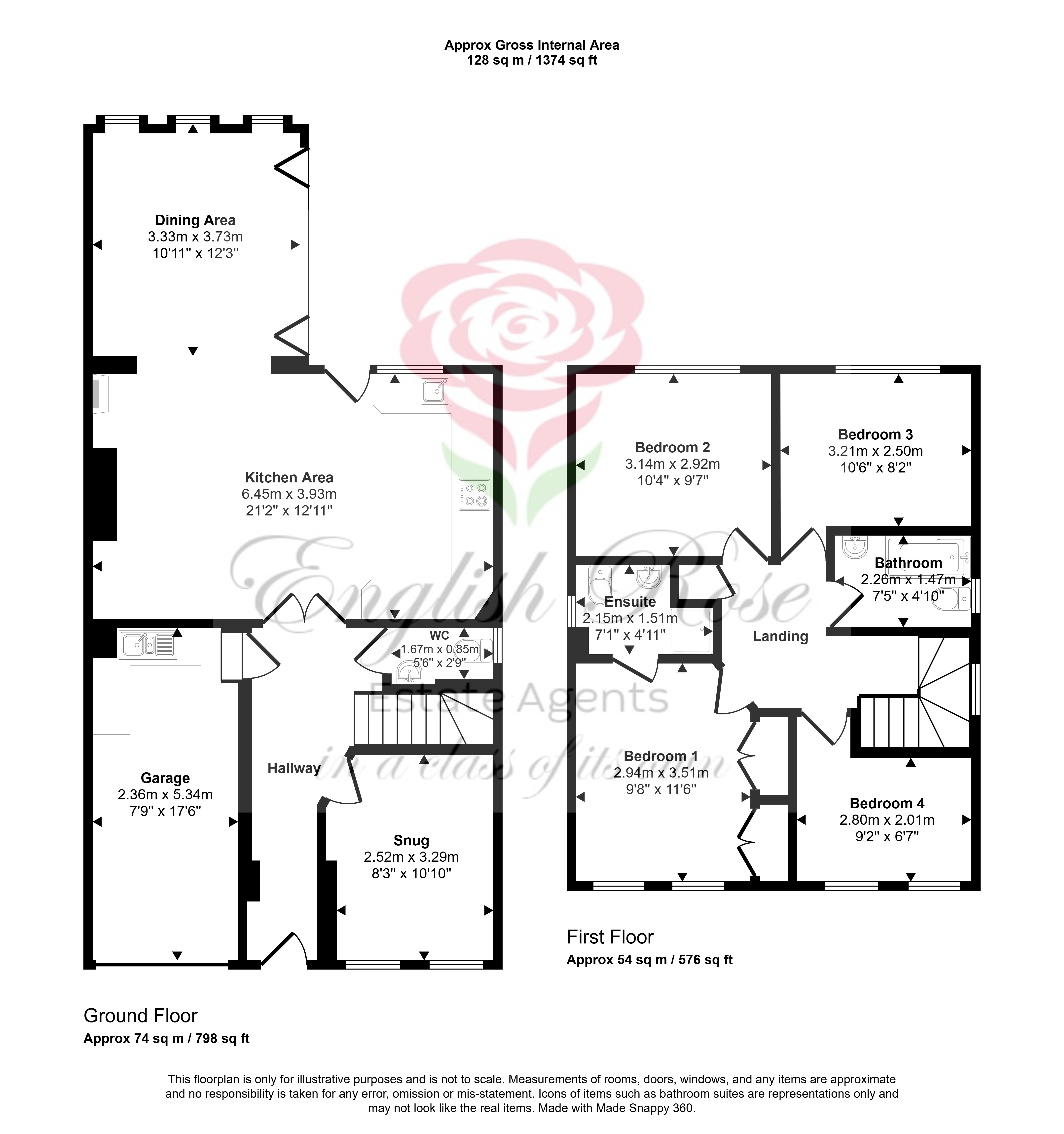 2, Gratton Court, Kirkby in Ashfield floorplan