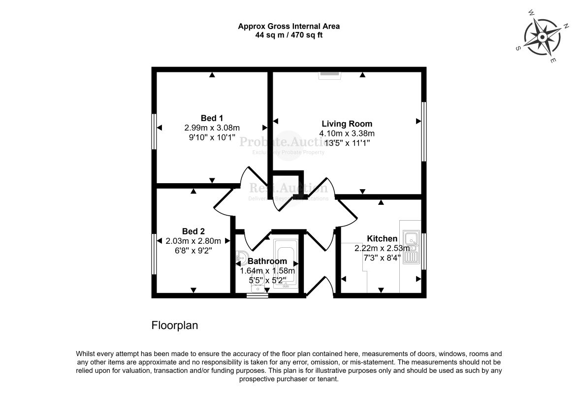 12, St. Catherines Court, Lincoln floorplan