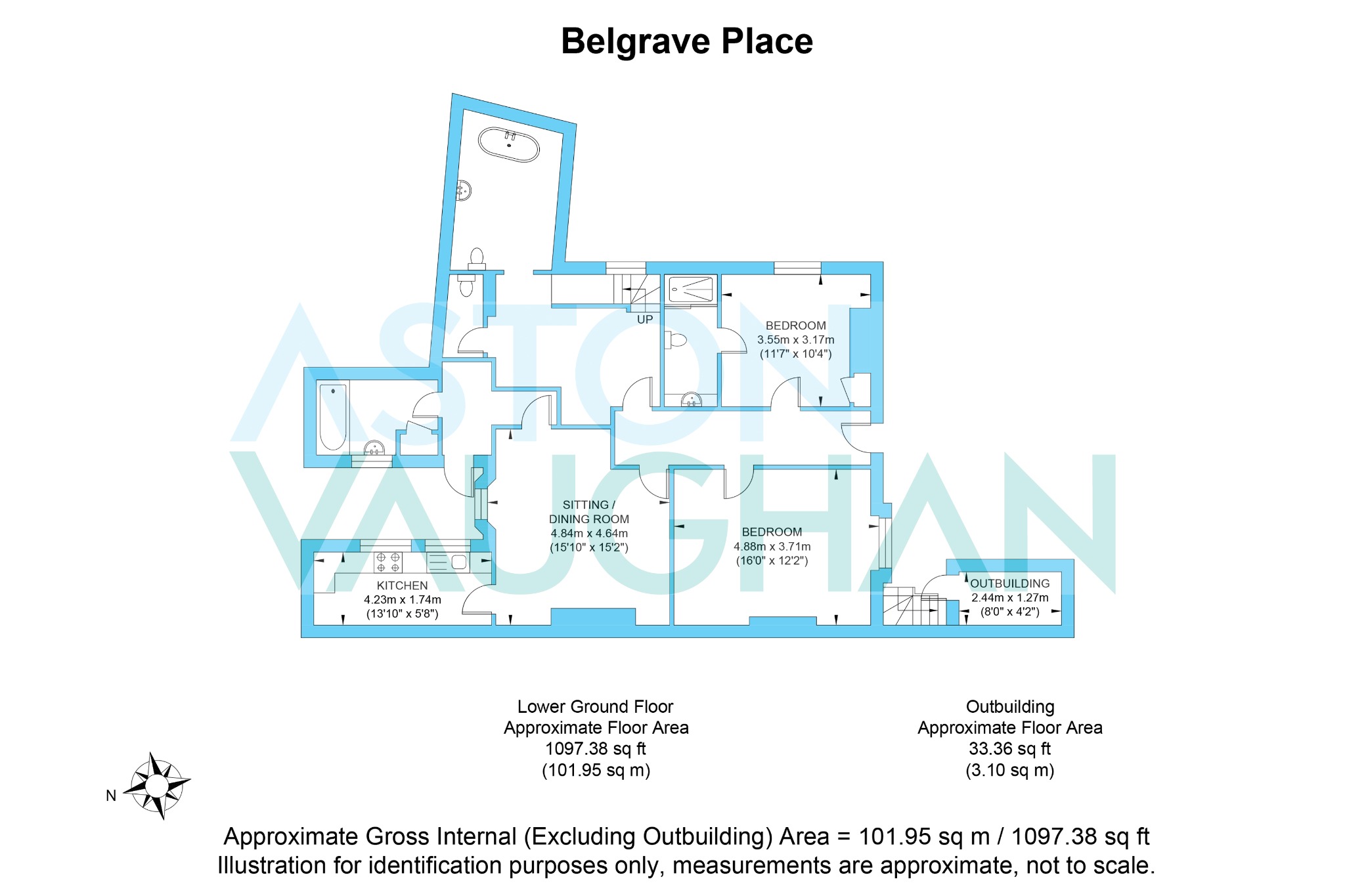 10A, Belgrave Place, Brighton floorplan