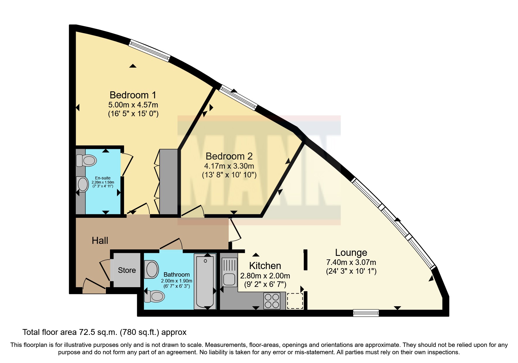 Apartment 31, Marina Point West,, Chatham Quays, Chatham floorplan