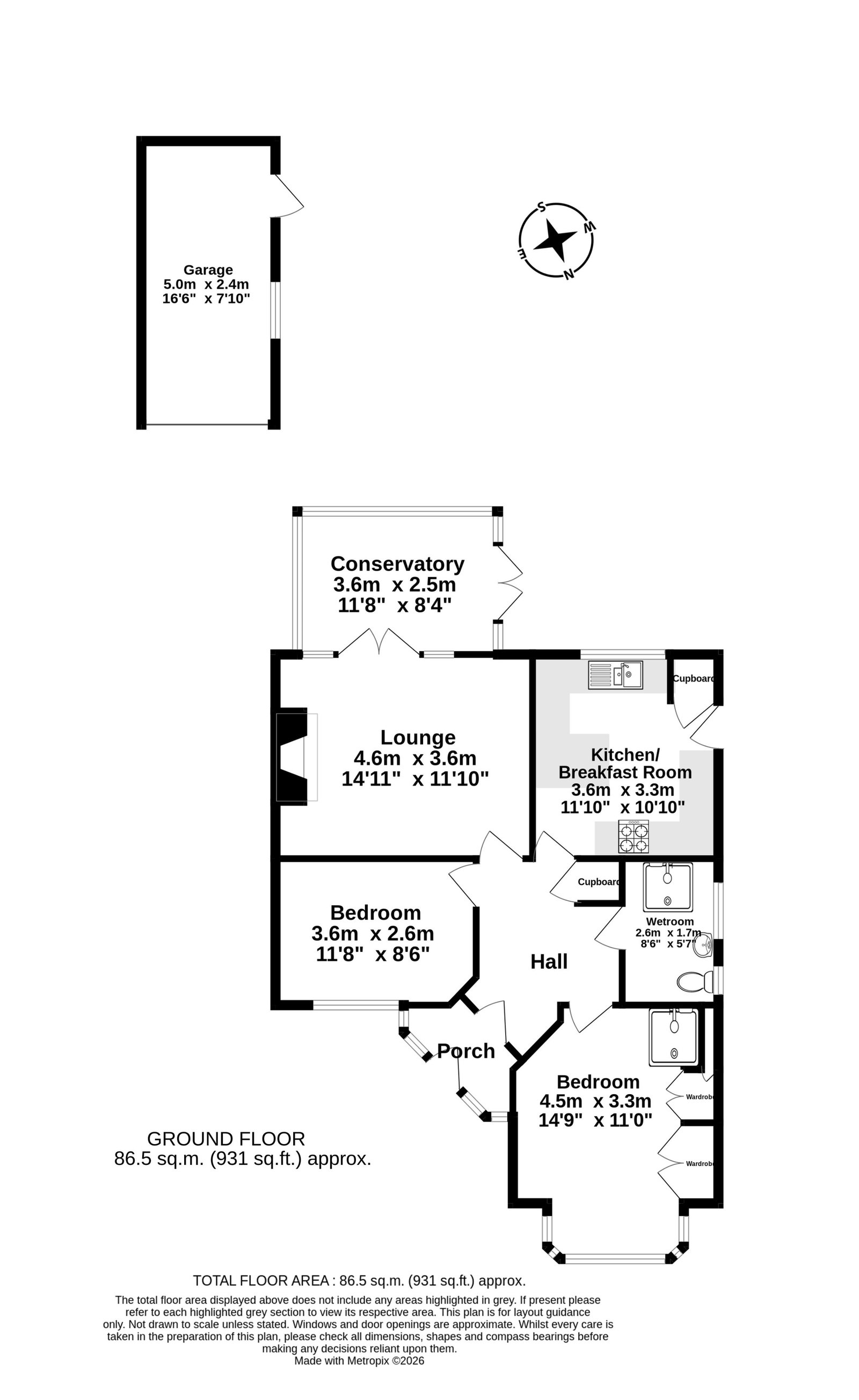 9, Darnley Close, Broadstairs floorplan