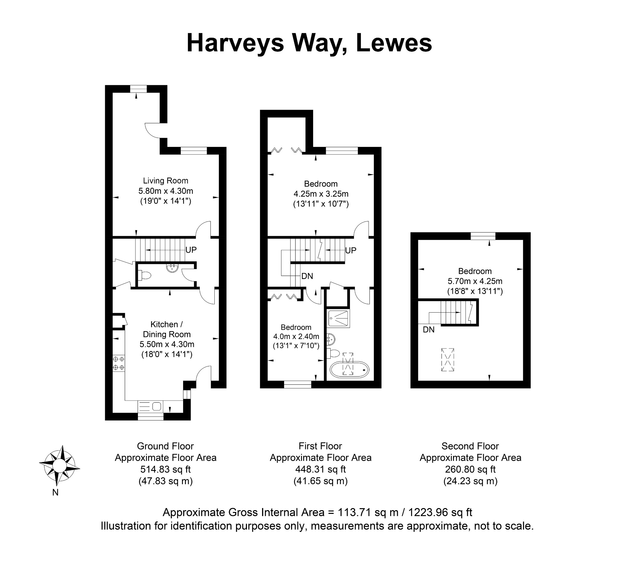 2, Harveys Way, Lewes floorplan