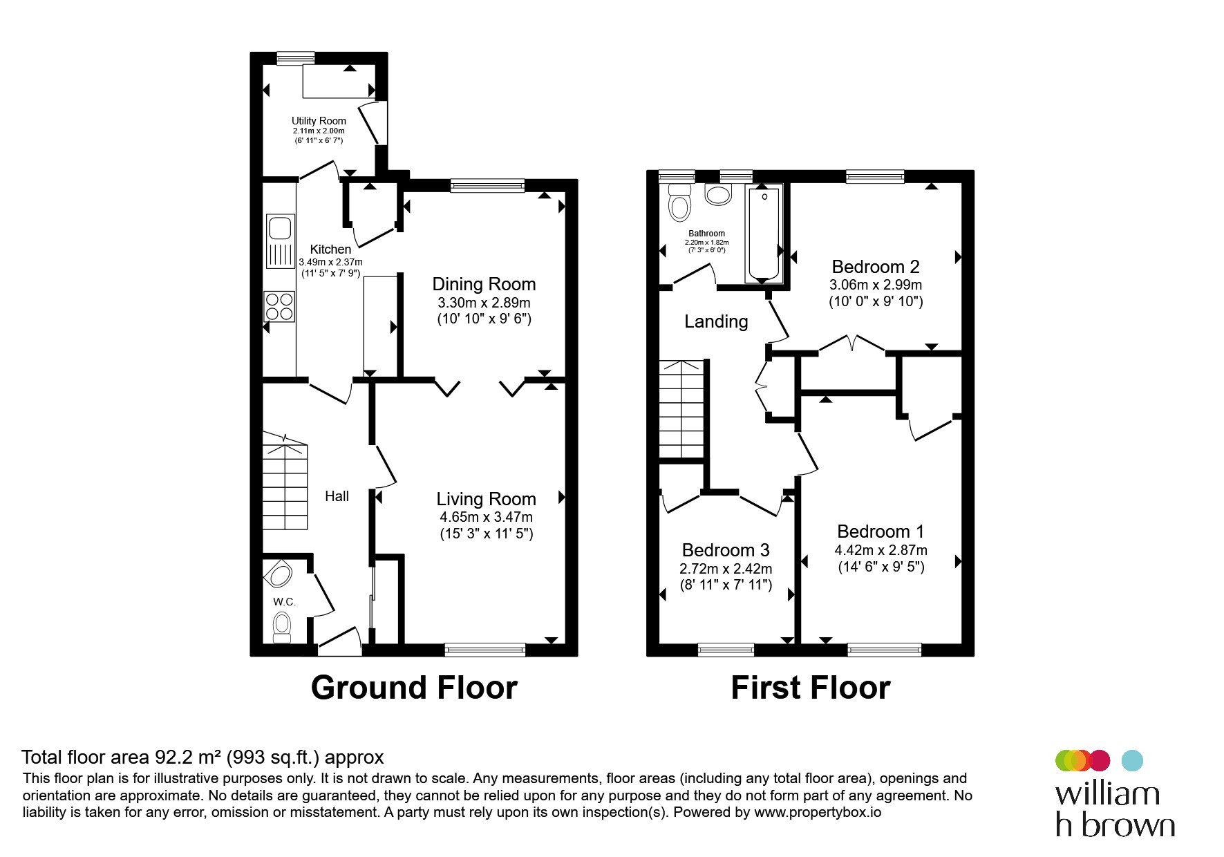 59, Larch Close, Grantham floorplan