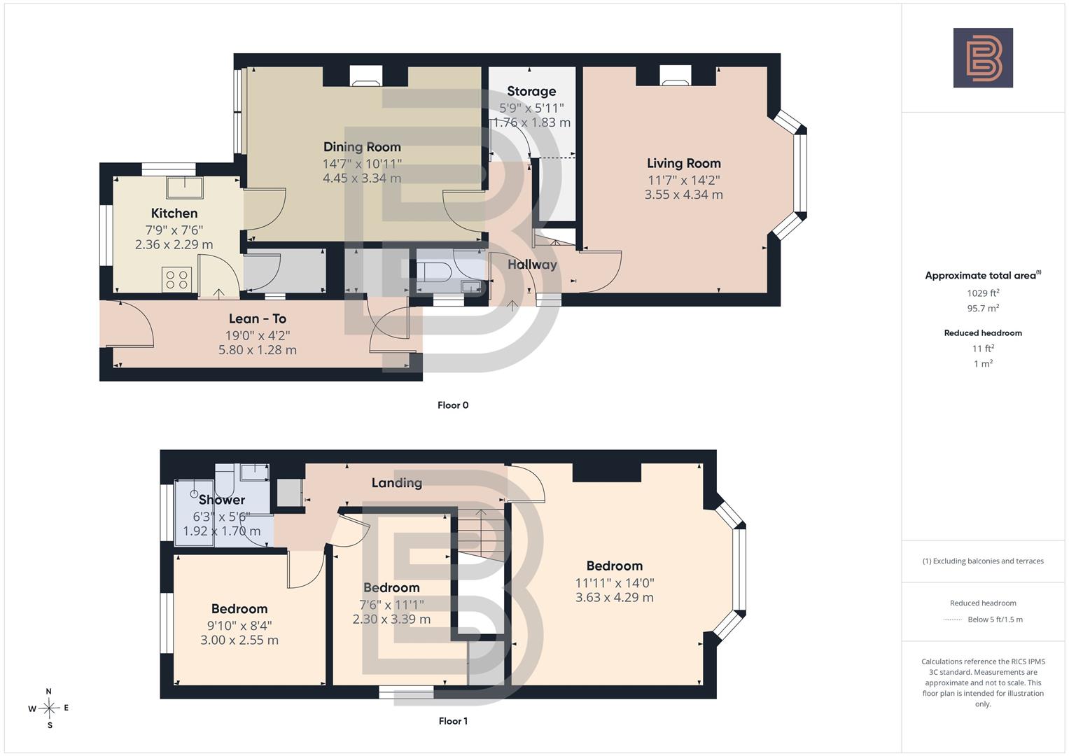 Catesby Road, Rugby floorplan