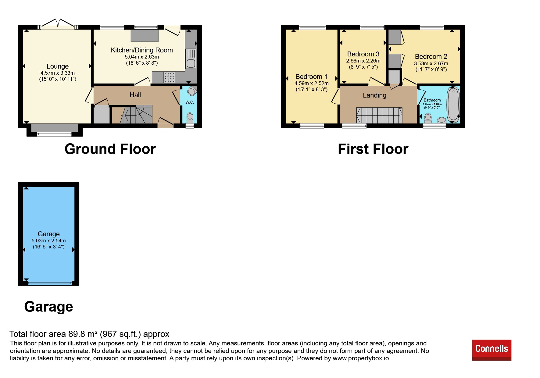 13, Widecombe Way, Exeter floorplan