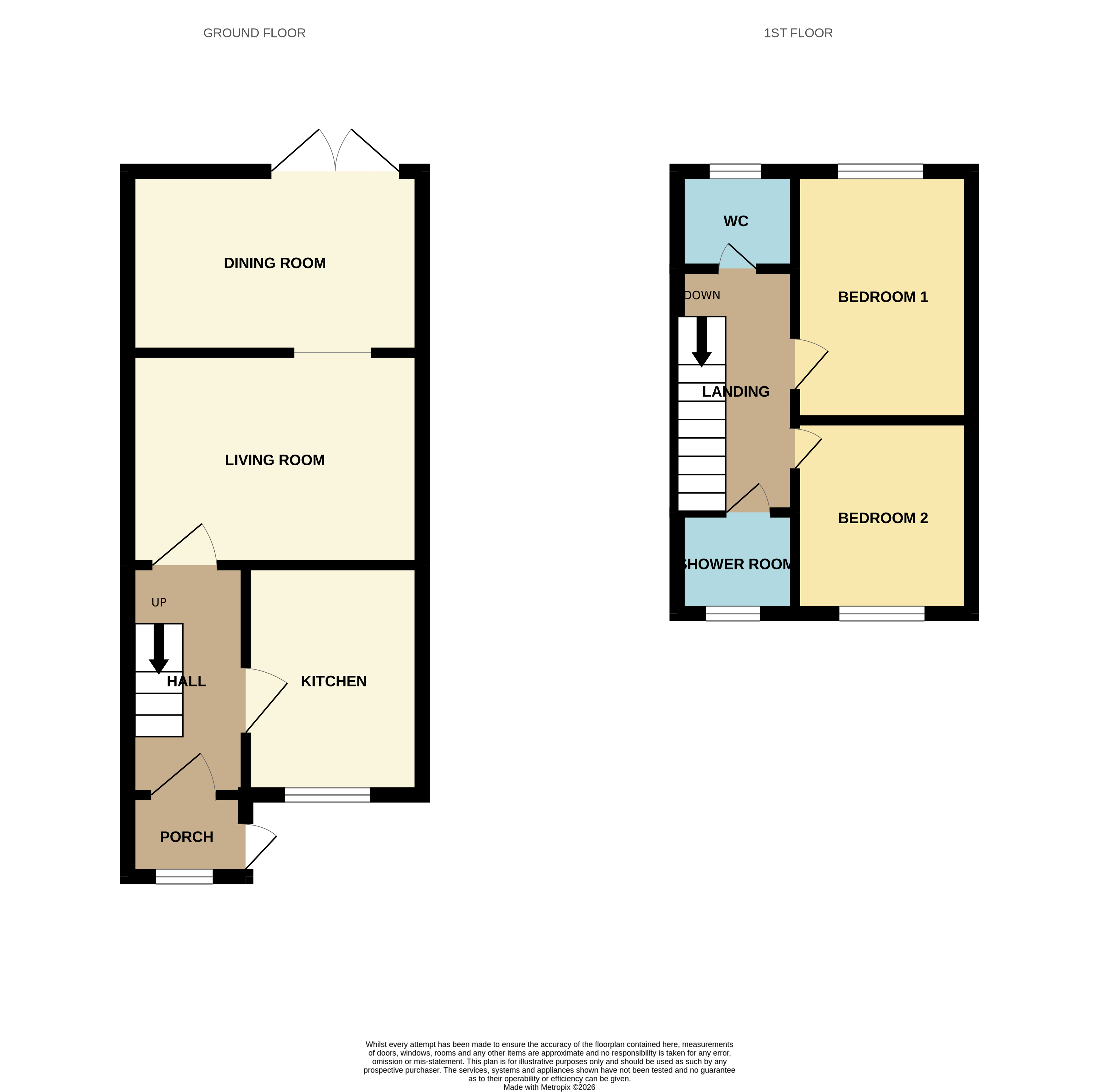 5, Oriel Way, Great Yarmouth floorplan