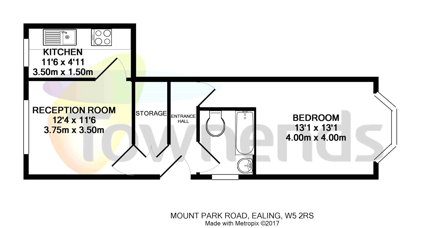 1 Bedrooms Flat to rent in Mount Park Road, Ealing W5