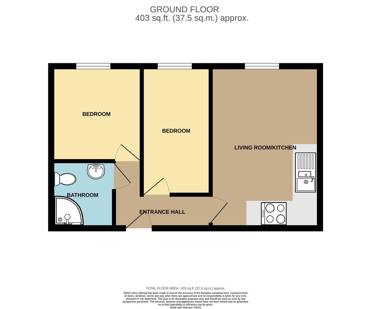 Flat 18, Cambridge House, Nottingham Road, Nottingham floorplan