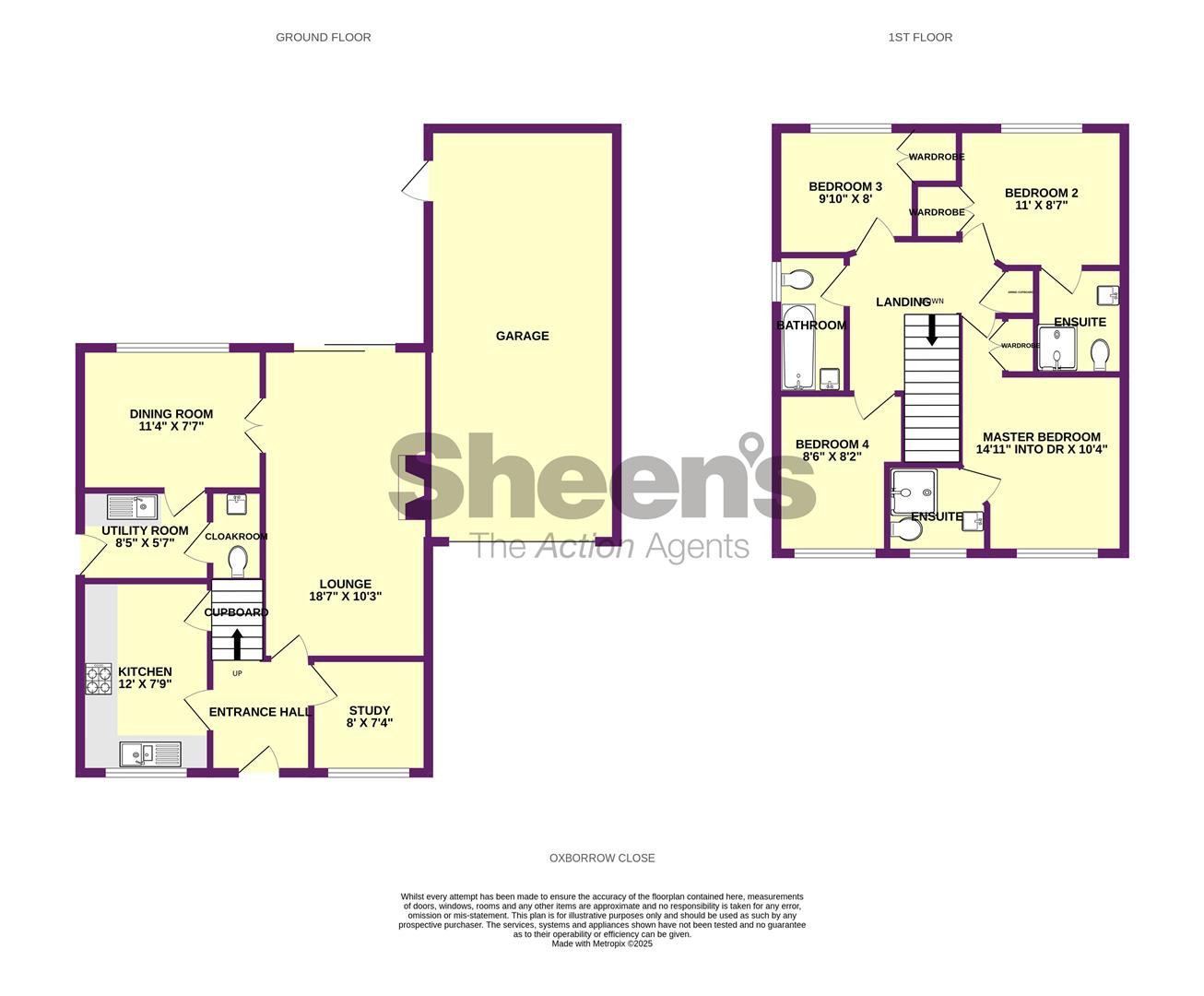4, Oxborrow Close, Kirby Cross floorplan