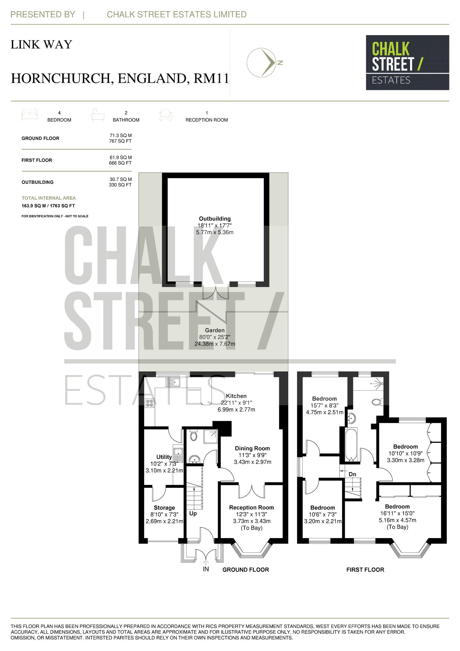 58, Link Way, Hornchurch floorplan
