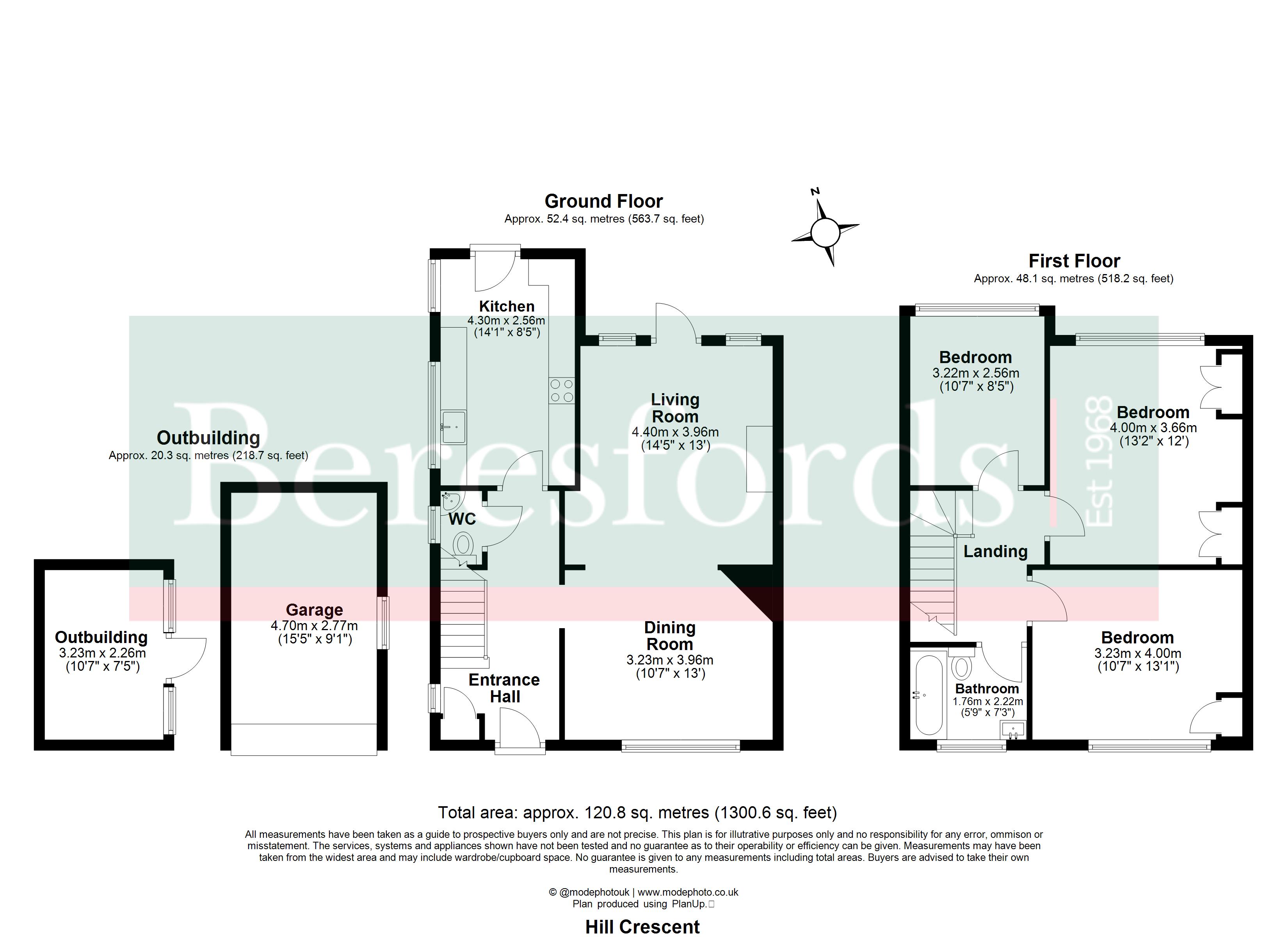 3, Hill Crescent, Essex floorplan