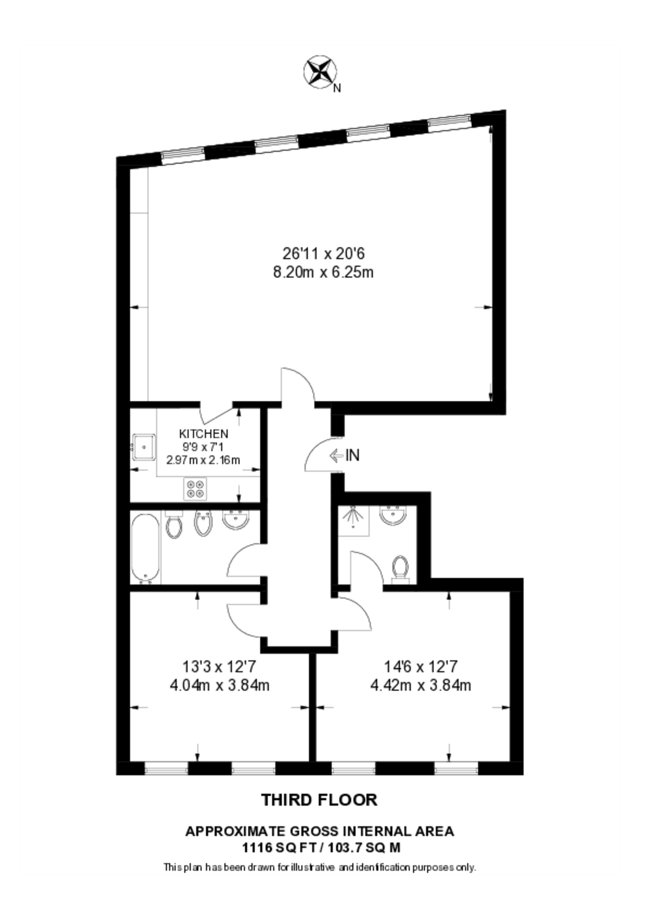 Crutched Friars, City floorplan