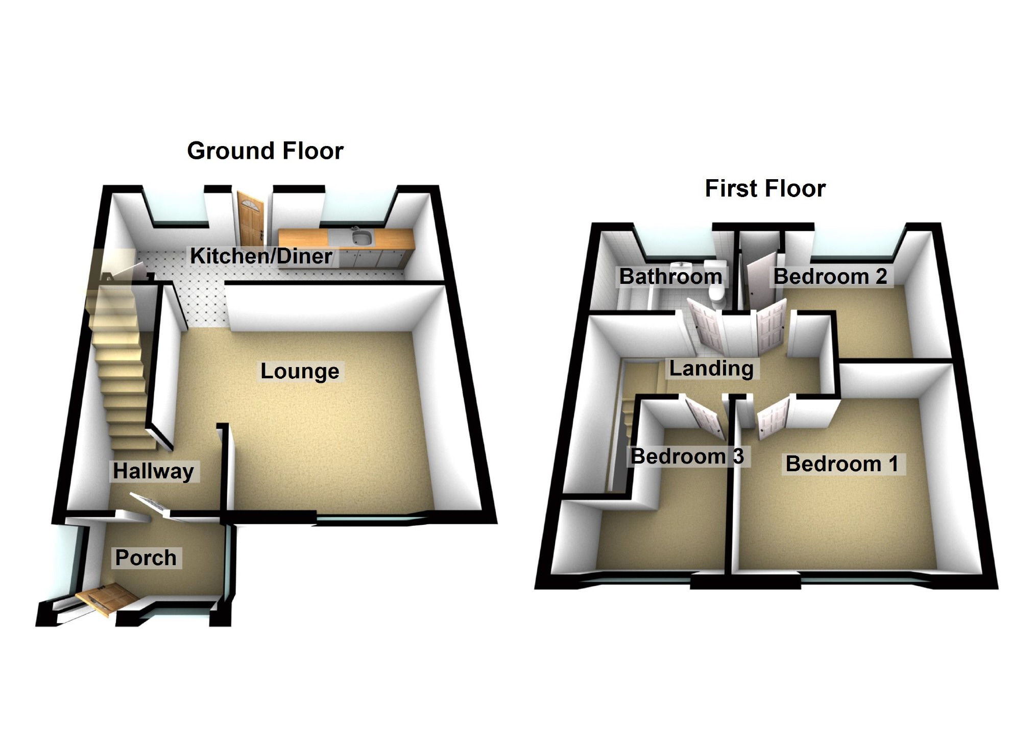 3 Bedrooms Terraced house for sale in Heather Crescent, Derwen Fawr, Sketty, Swansea SA2