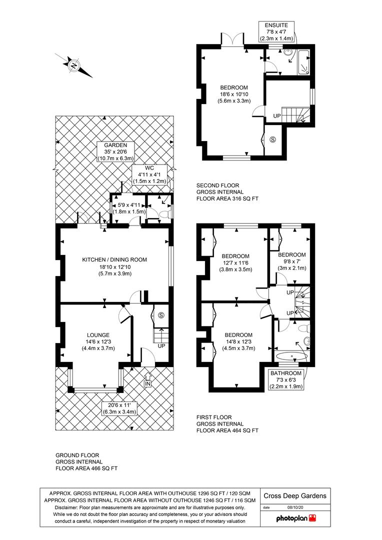 4 bed semidetached house for sale in Cross Deep Gardens, Twickenham