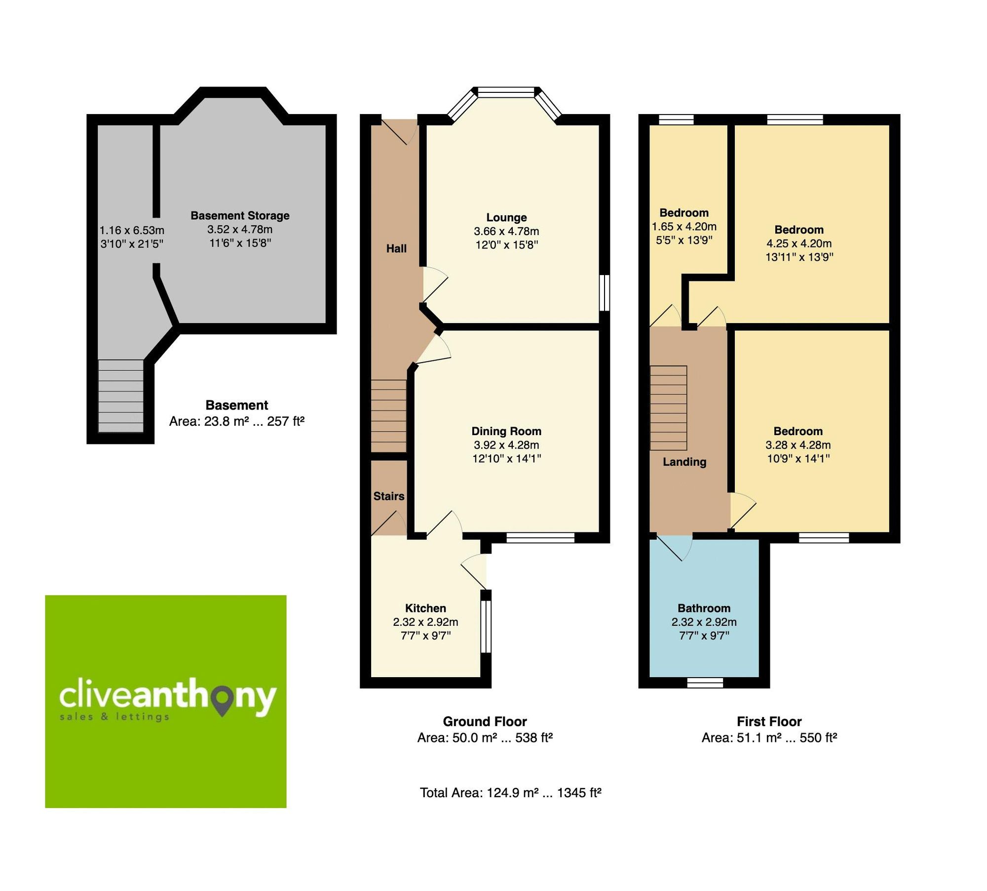 95 Lily Hill Street, Manchester floorplan