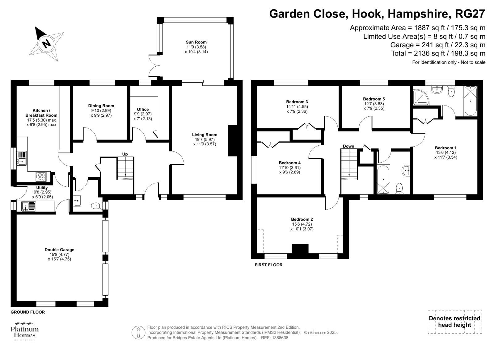 22, Garden Close, Hampshire floorplan