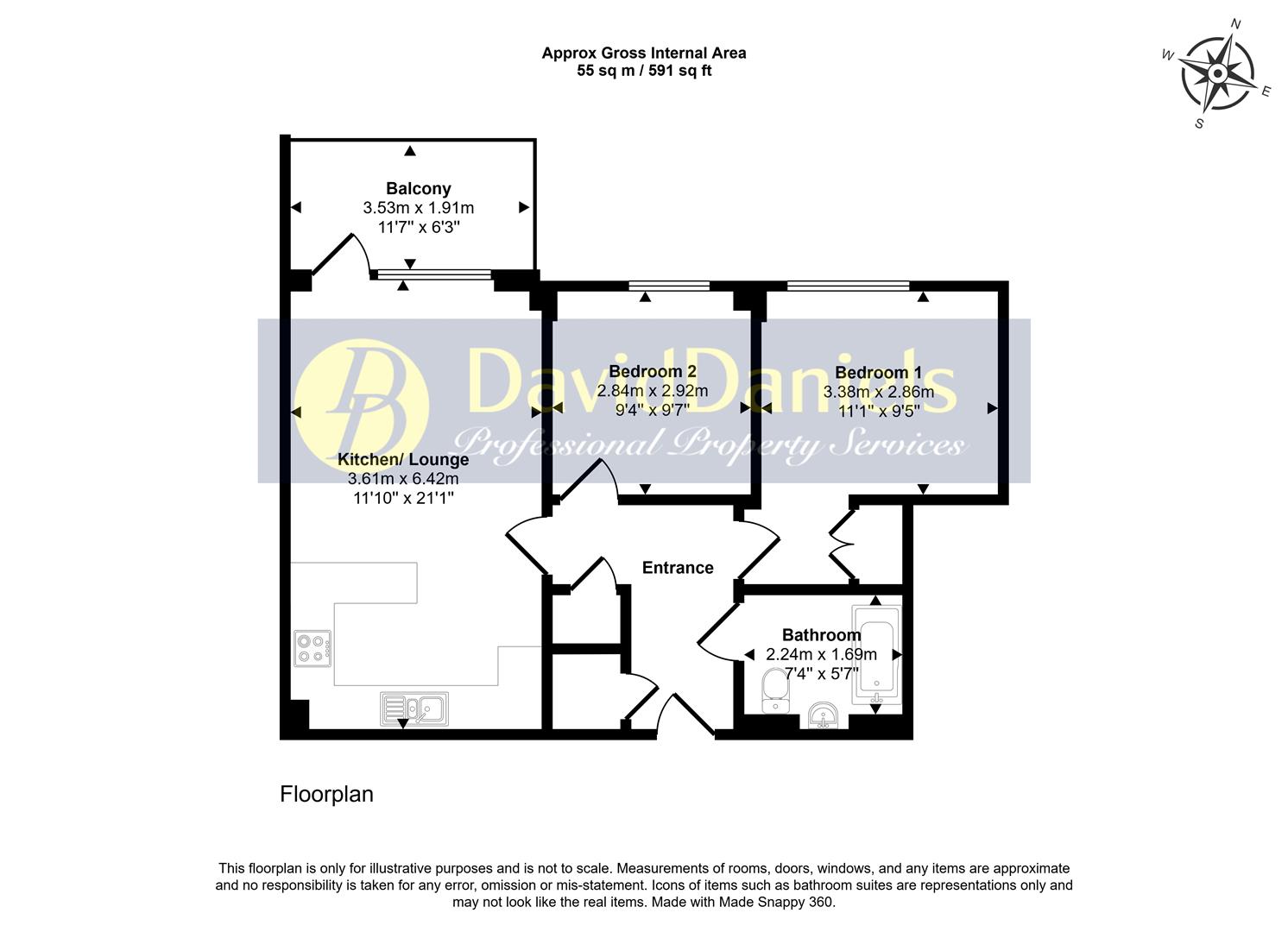 70 Ibex House, 1 Forest Lane, Stratford floorplan