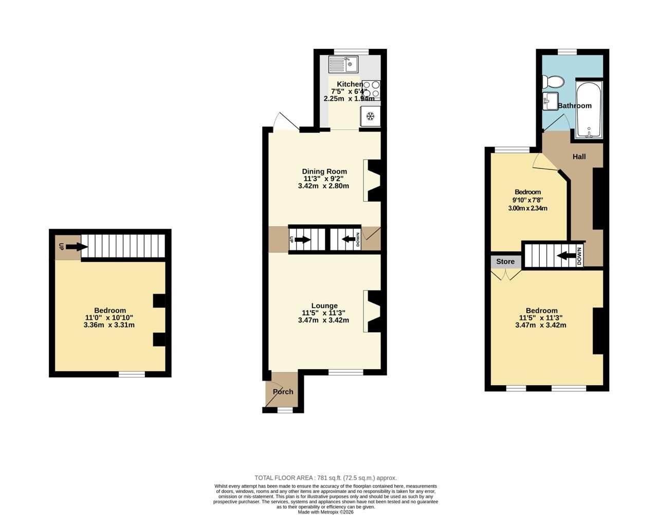 5, Cross Lane, Kent floorplan