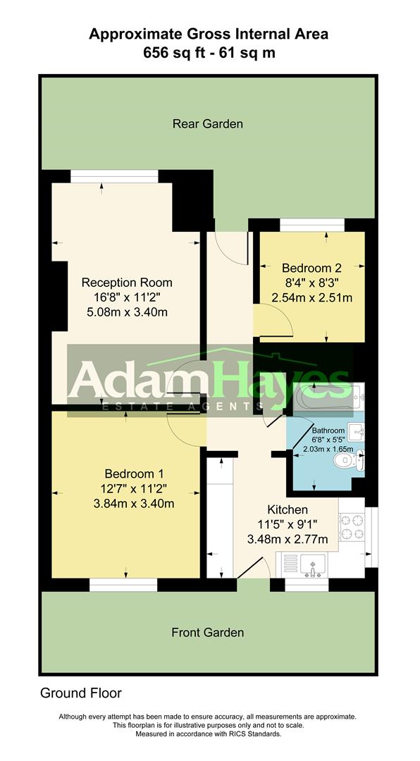 19 Park Court, Friern Park, London floorplan