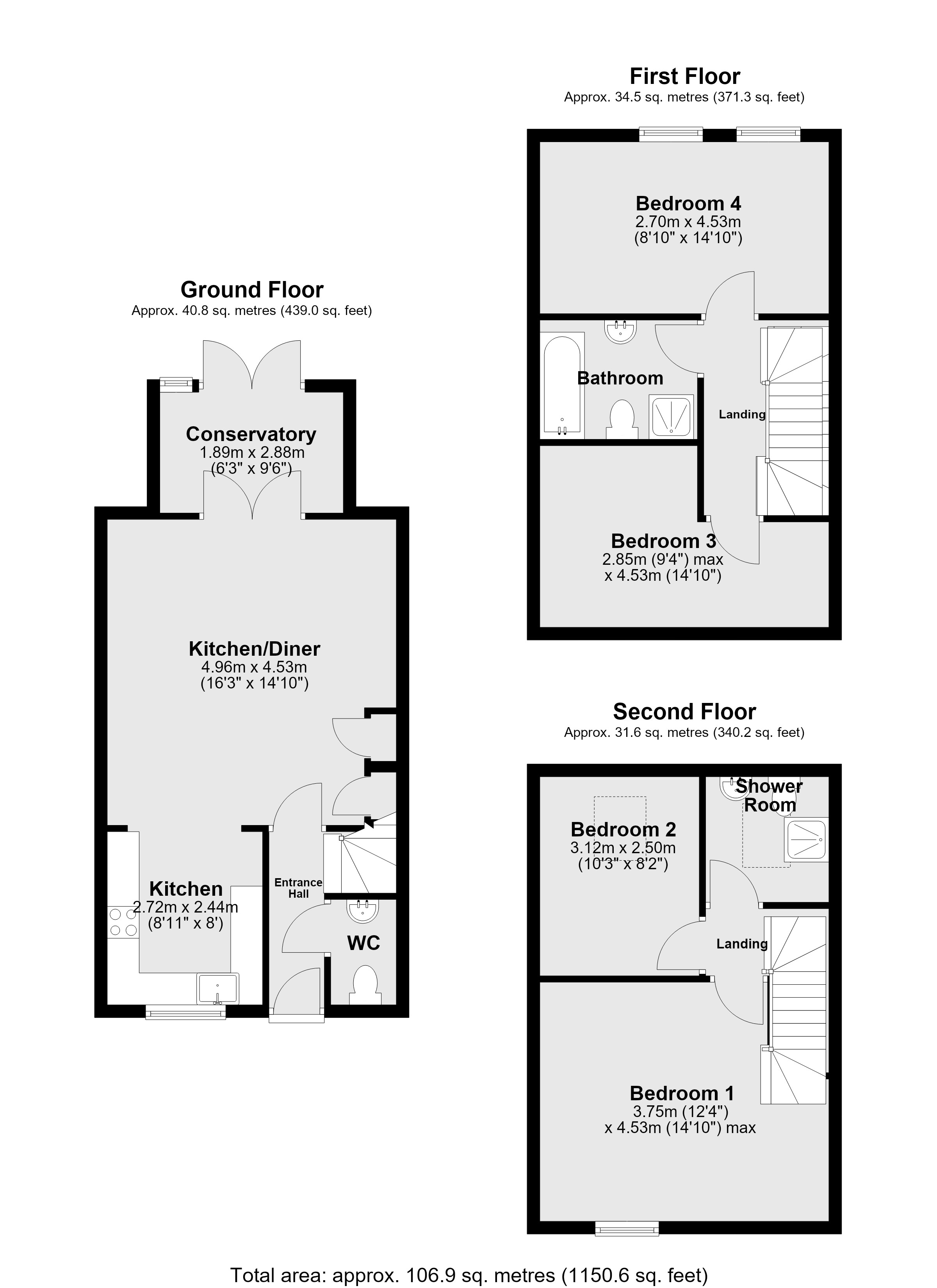 24, The Meadows, Lincoln floorplan
