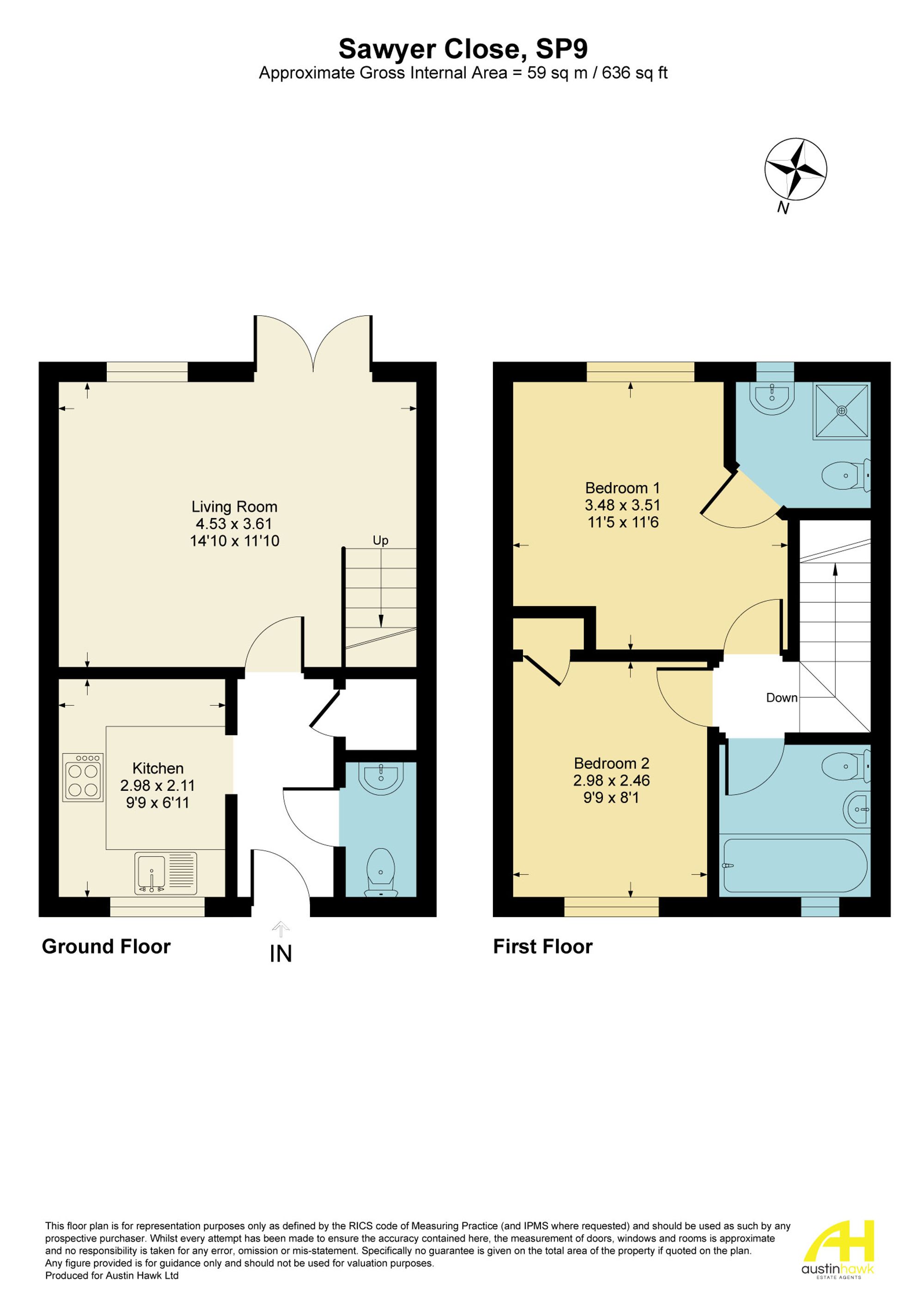 2 Sawyer Close, Tidworth floorplan