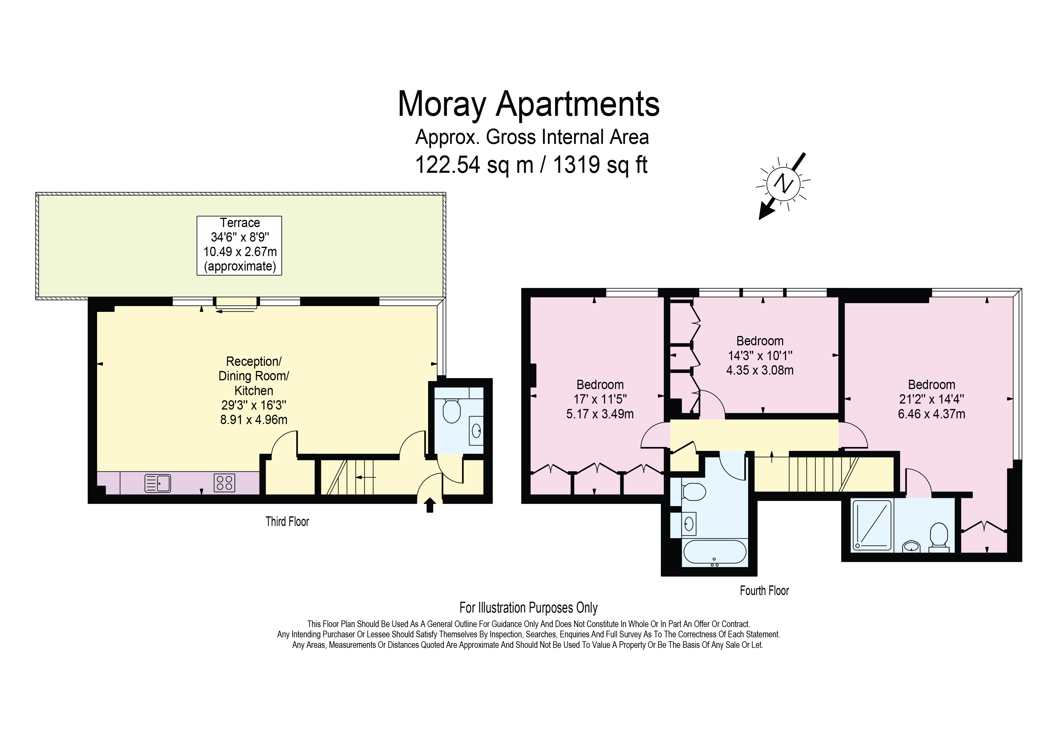 Apartment 14, Moray Apartments, 12, Elgin Avenue, London floorplan